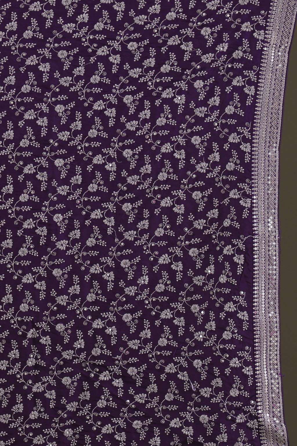 Checks Organza Zari Border