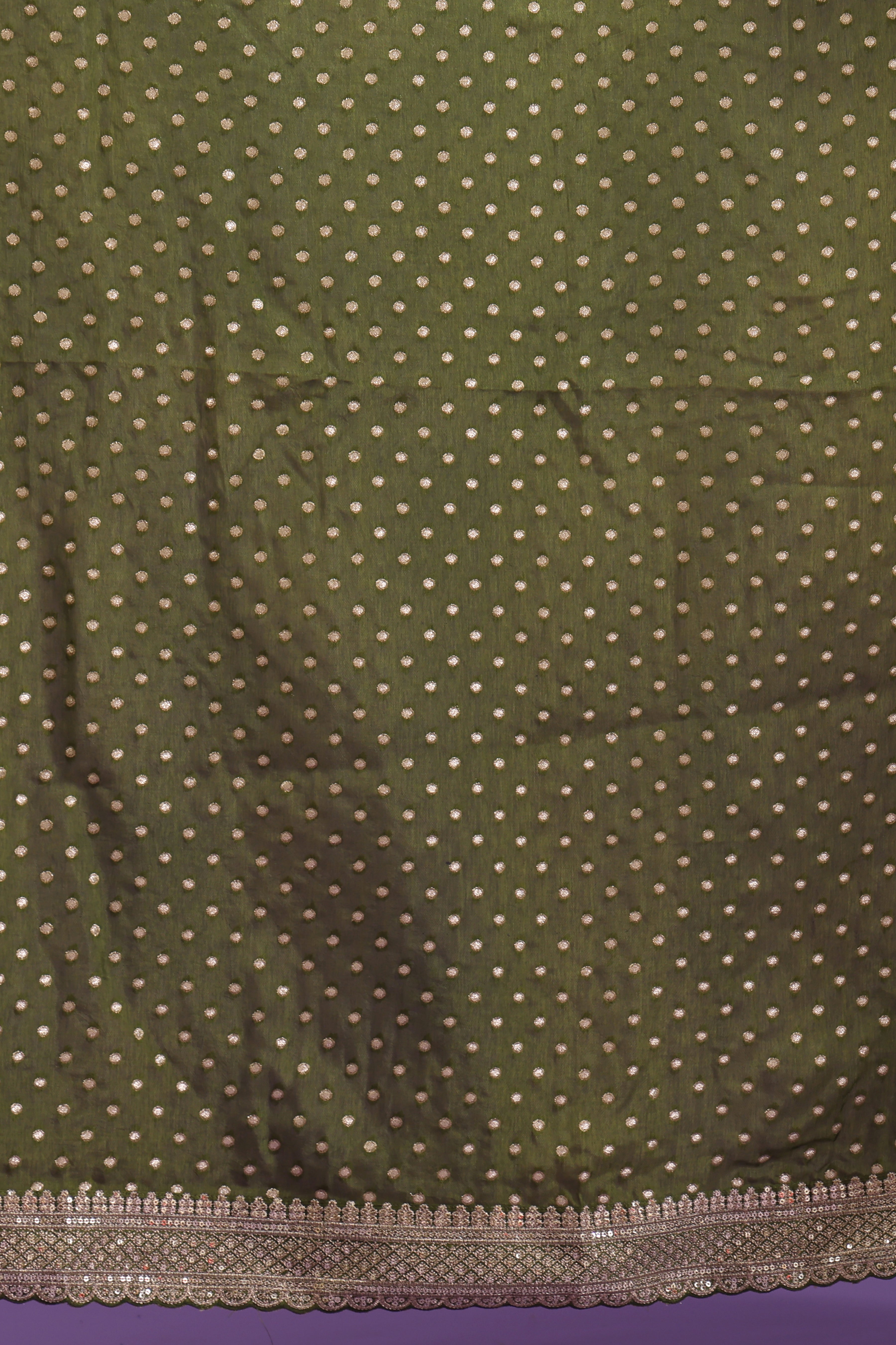 Organza Tissue Zari Border