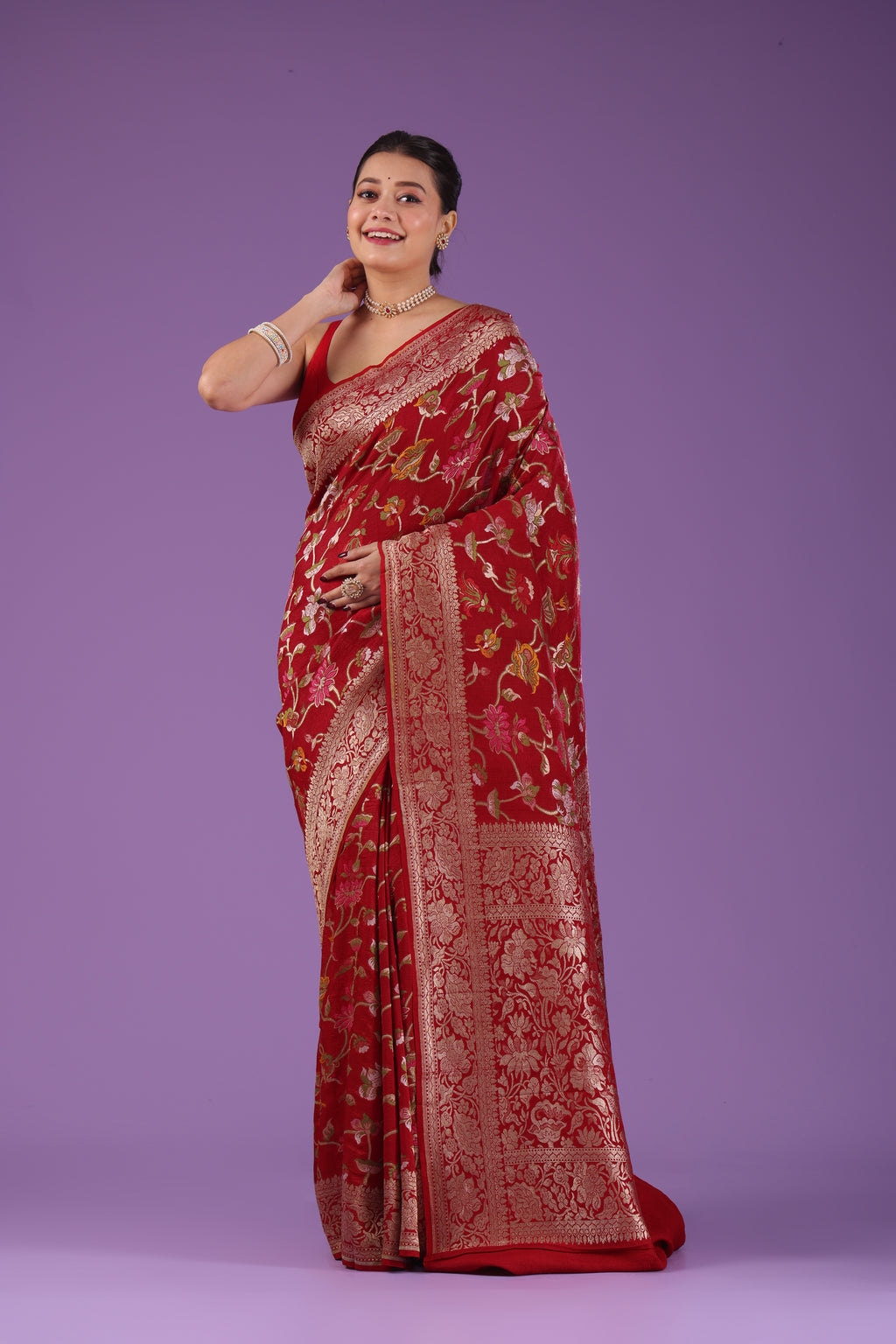 Tussar Georgette