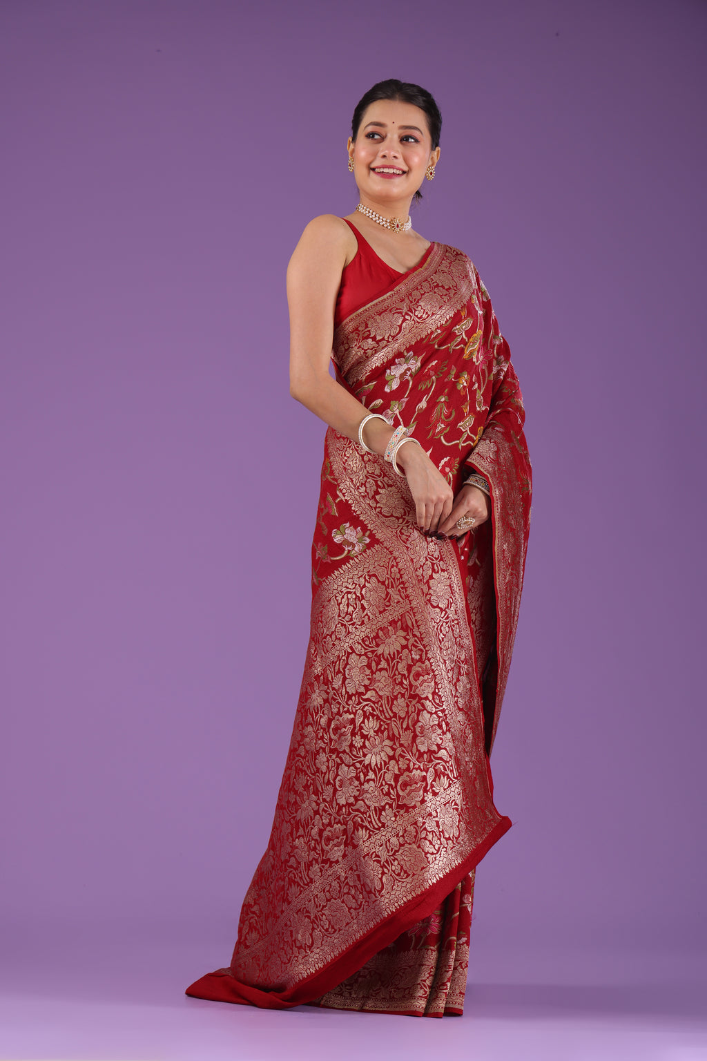 Tussar Georgette