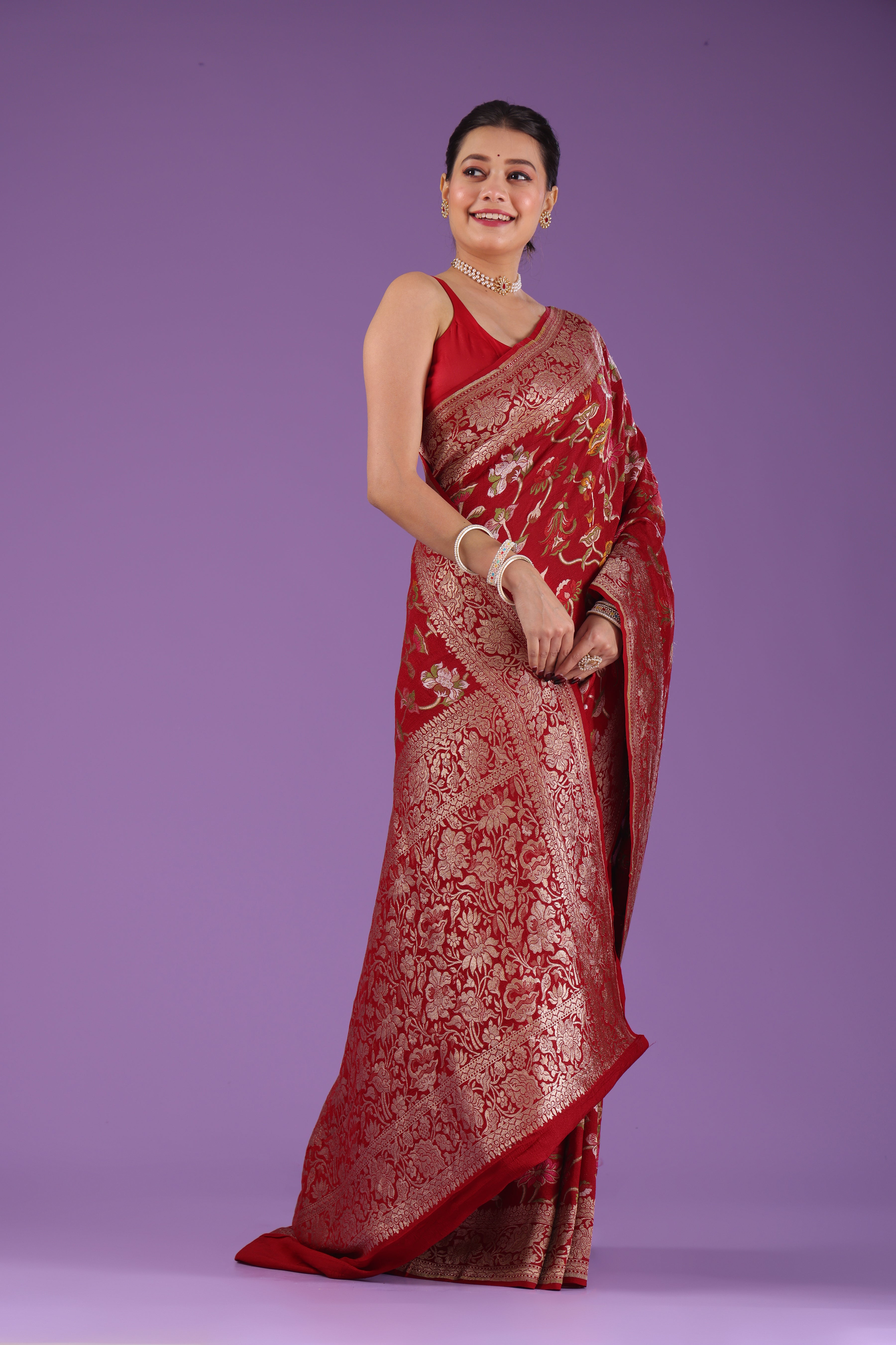 Tussar Georgette