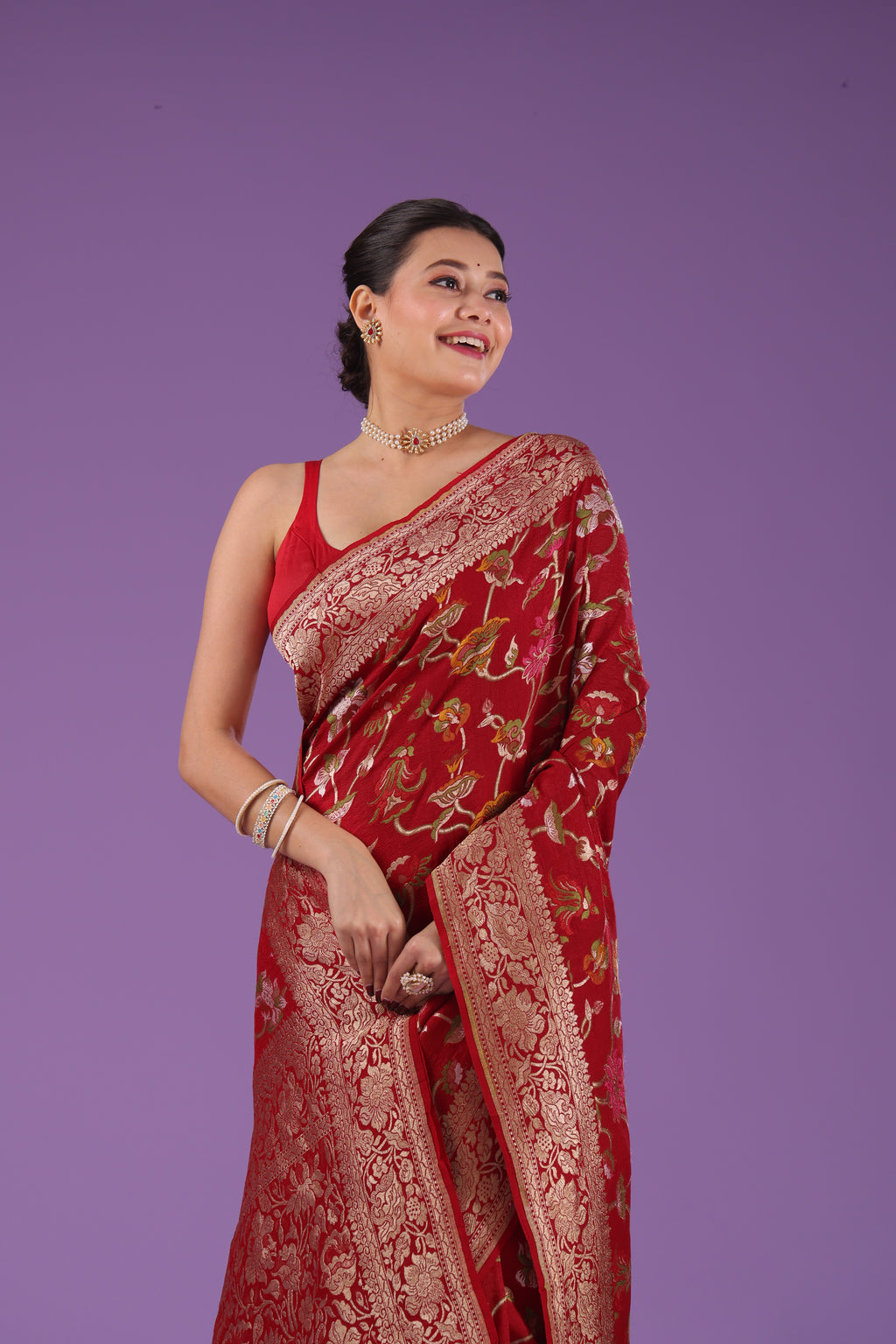 Tussar Georgette