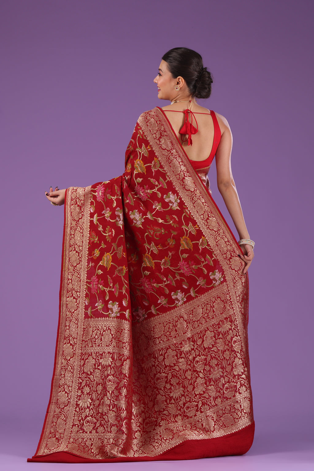Tussar Georgette
