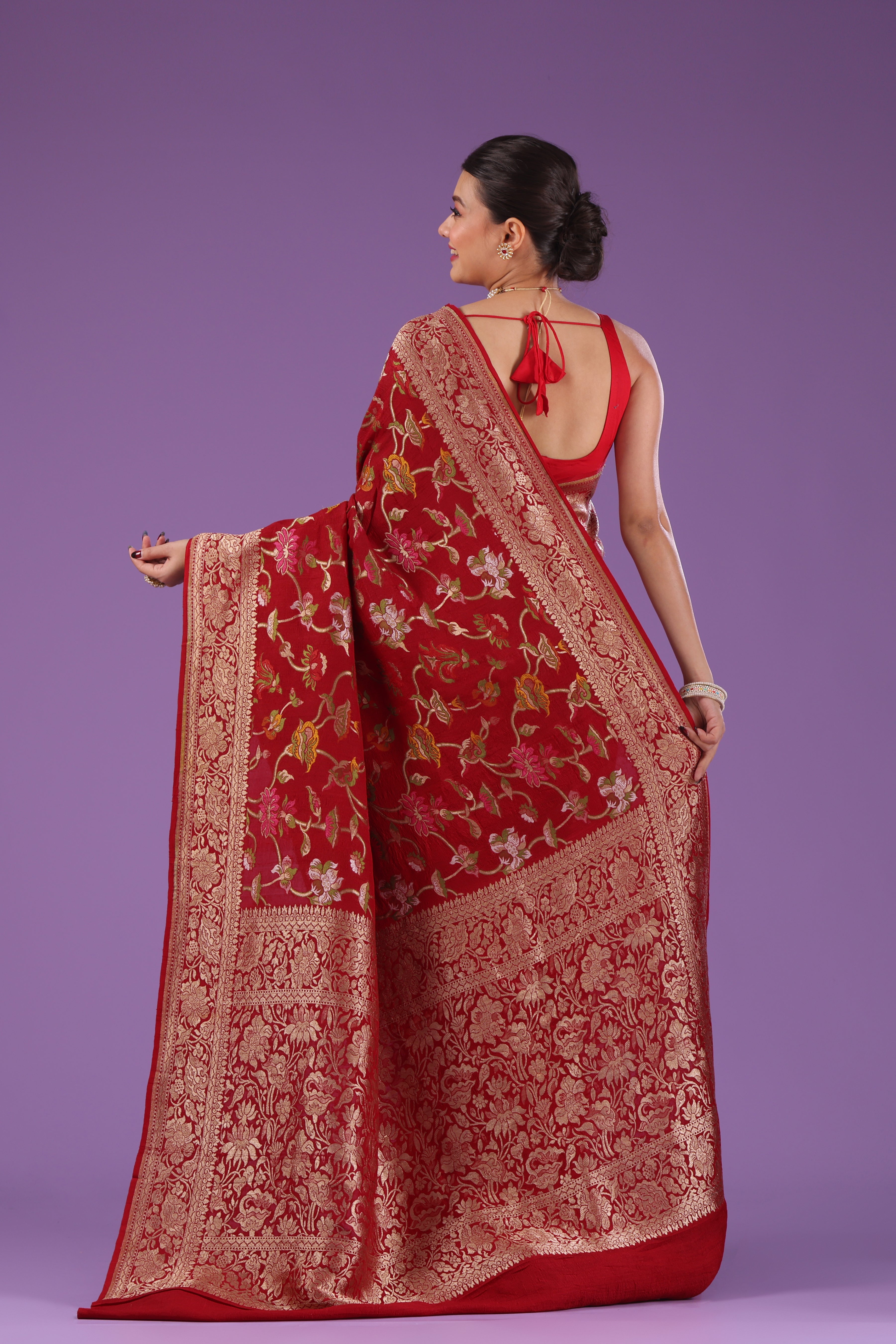Tussar Georgette