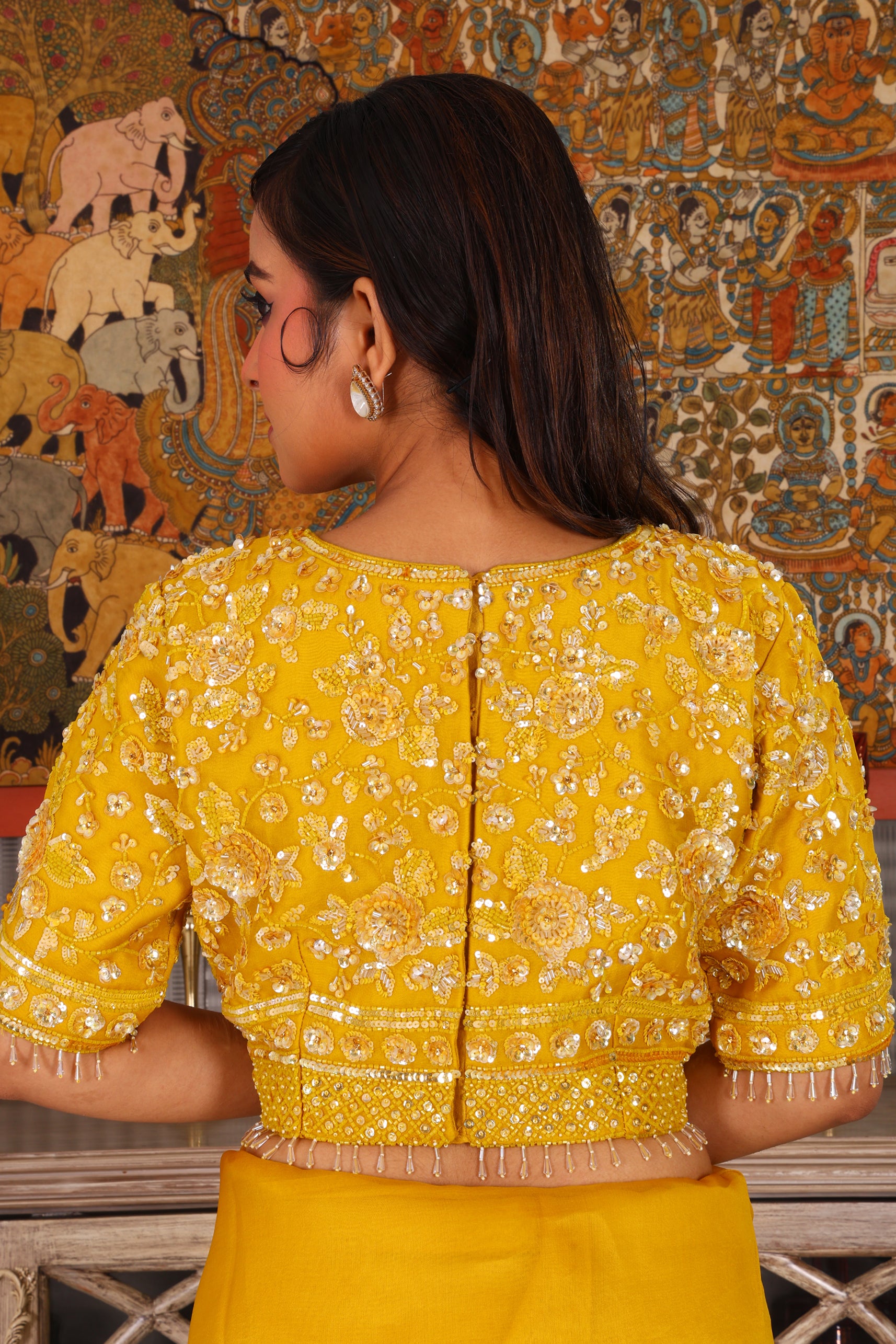 Pure Organza With Blouse