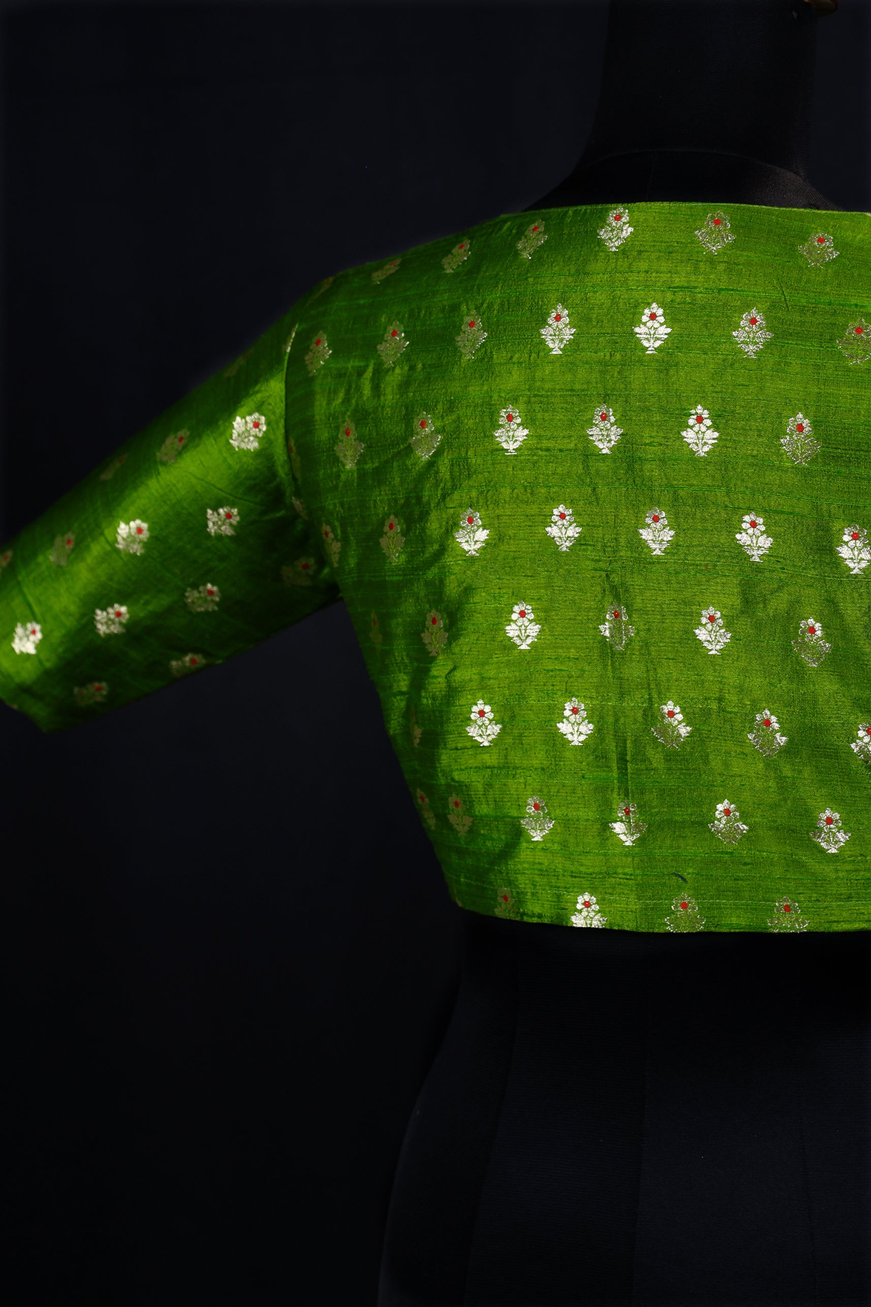 Raw Silk Blouse