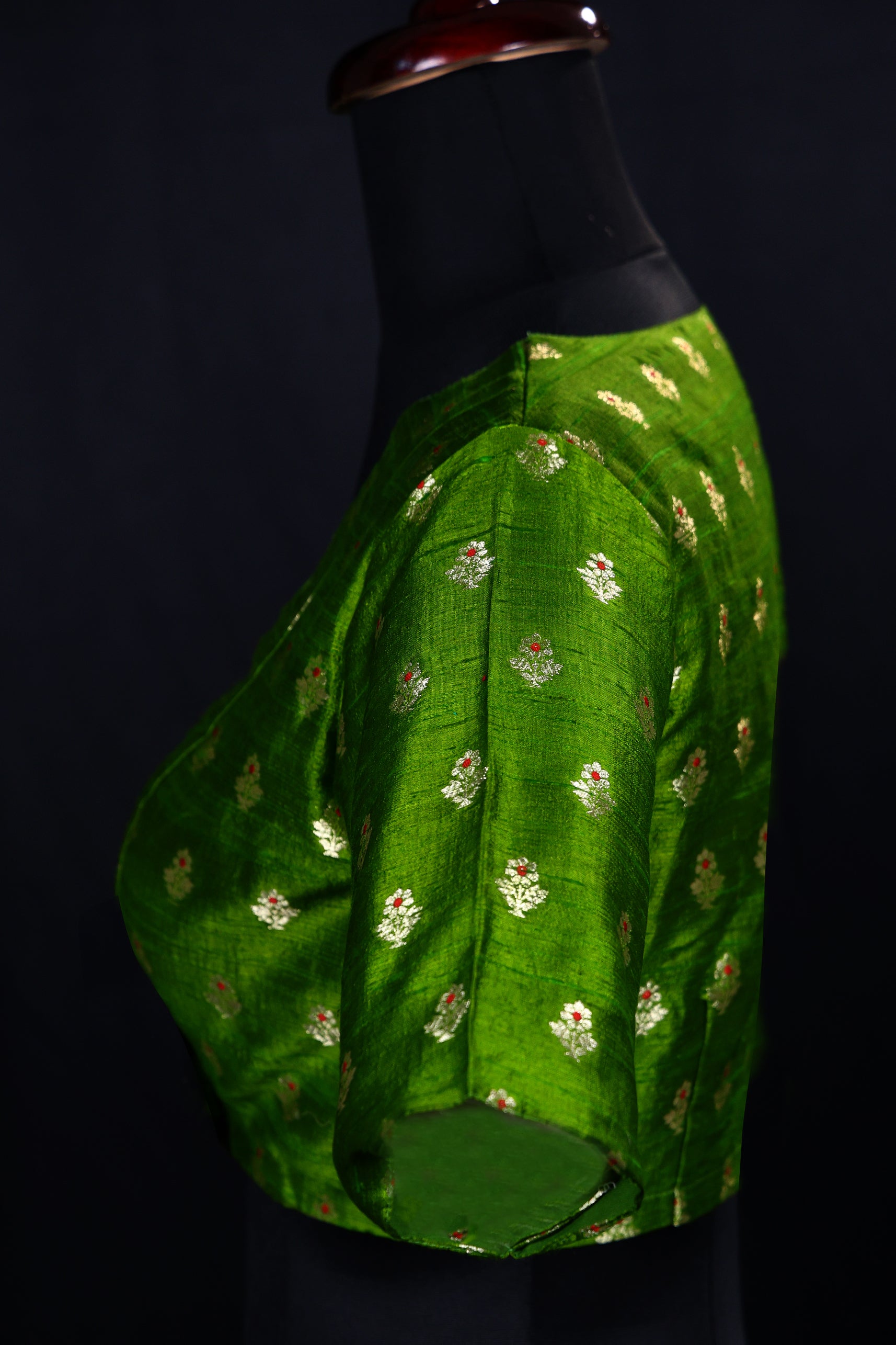 Raw Silk Blouse