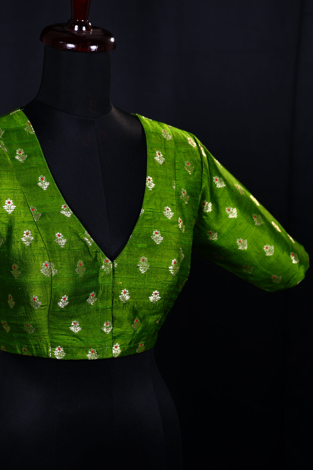 Raw Silk Blouse