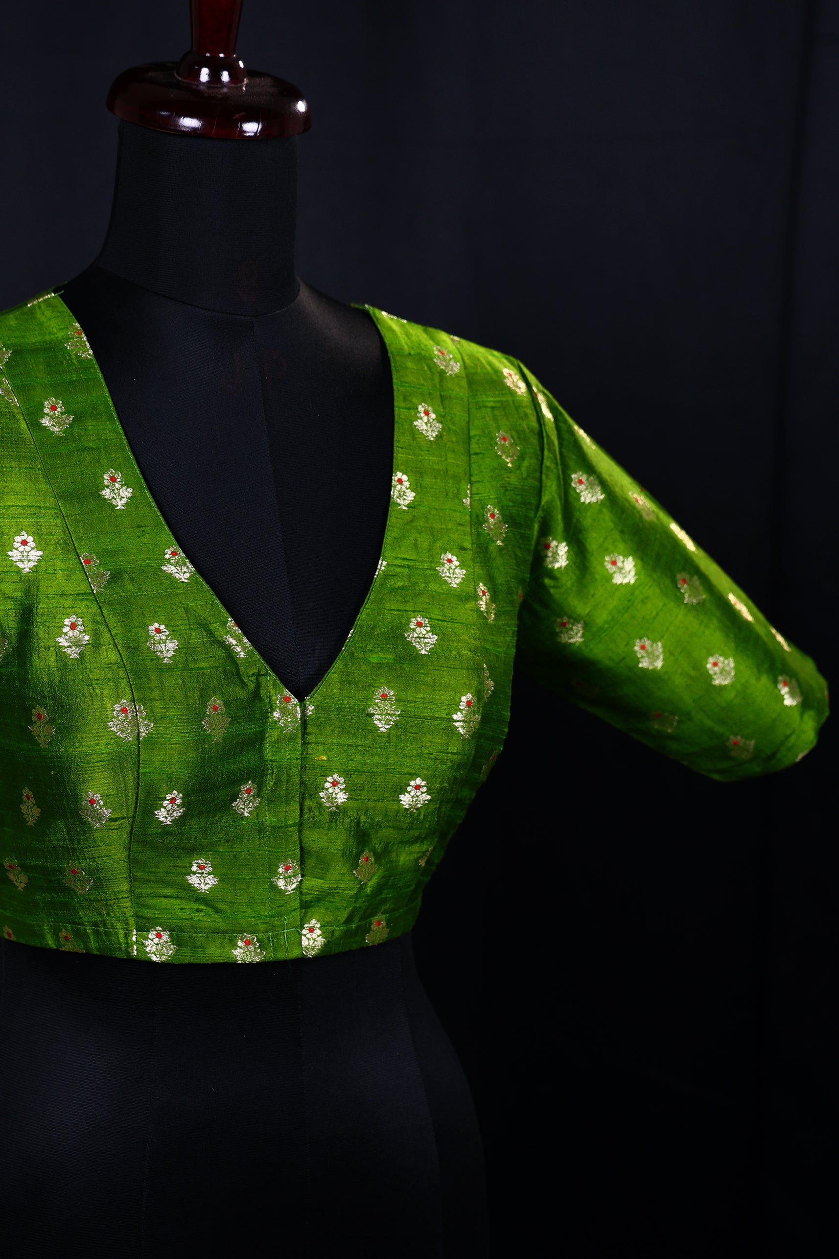 Raw Silk Blouse