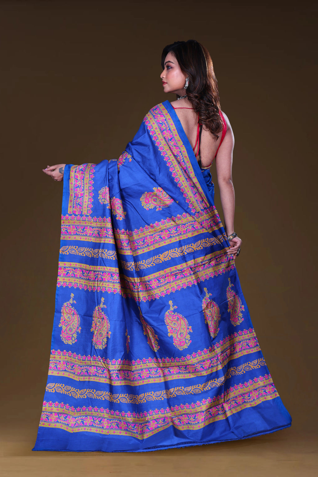 Katan Silk Block Print