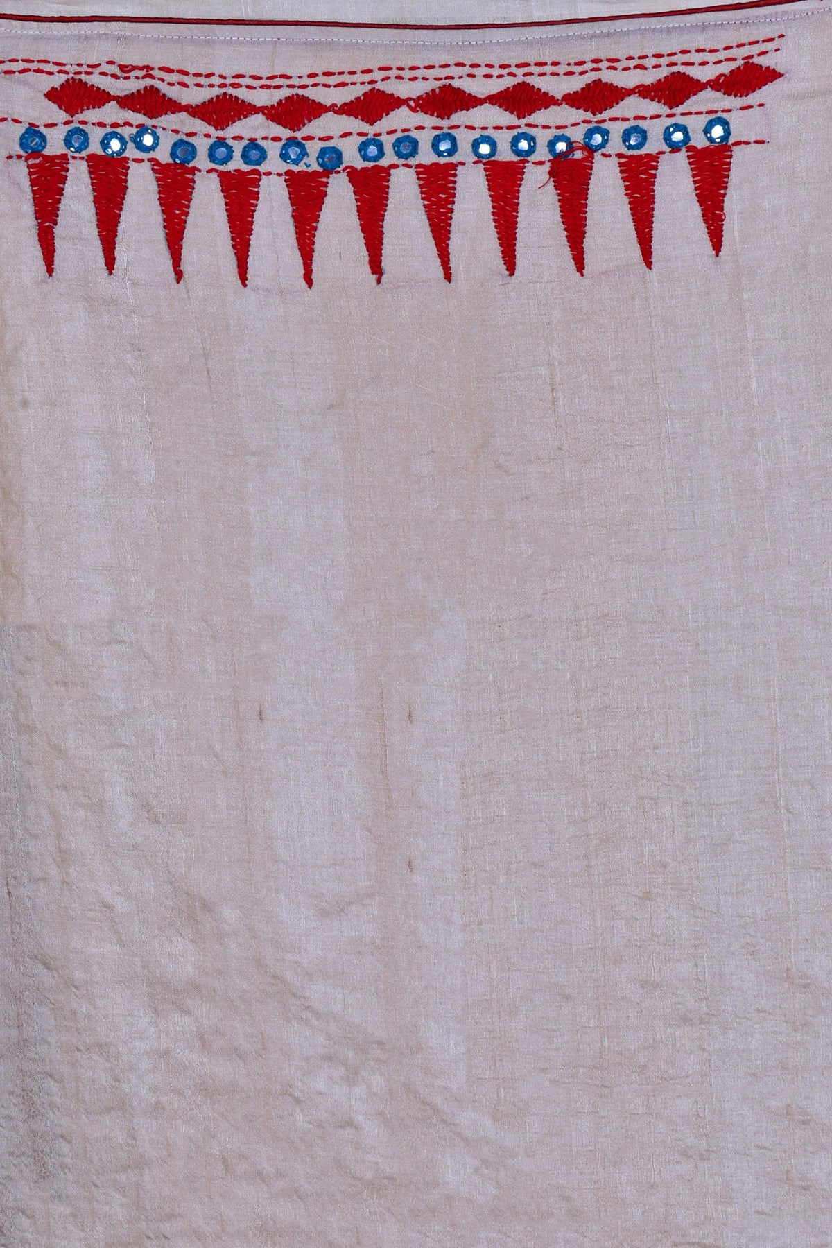 Tussar Hand Embroidery