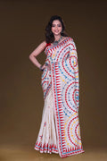 Tussar Hand Embroidery