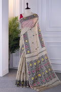 Tussar Jamdani