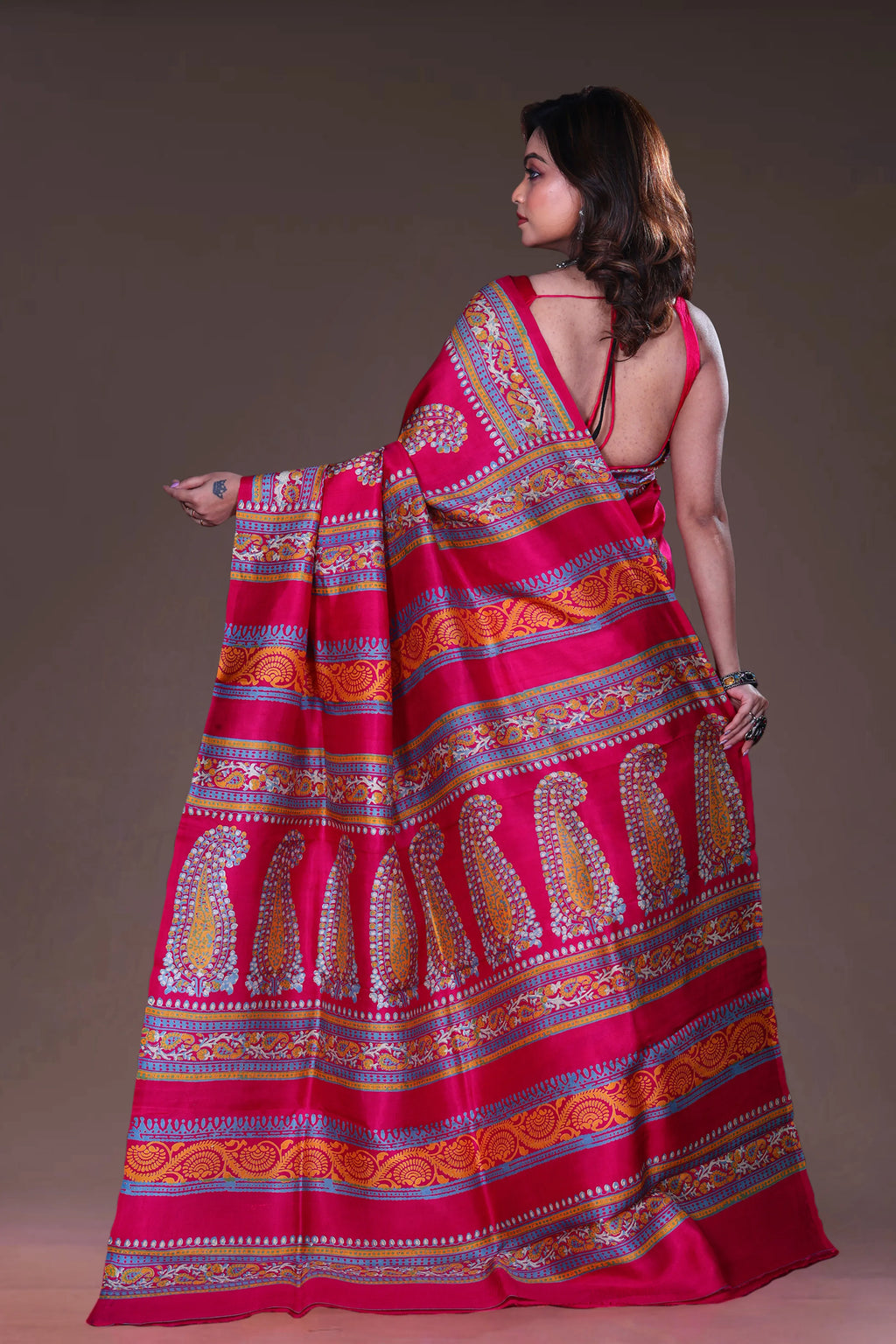 Katan Silk Block Print