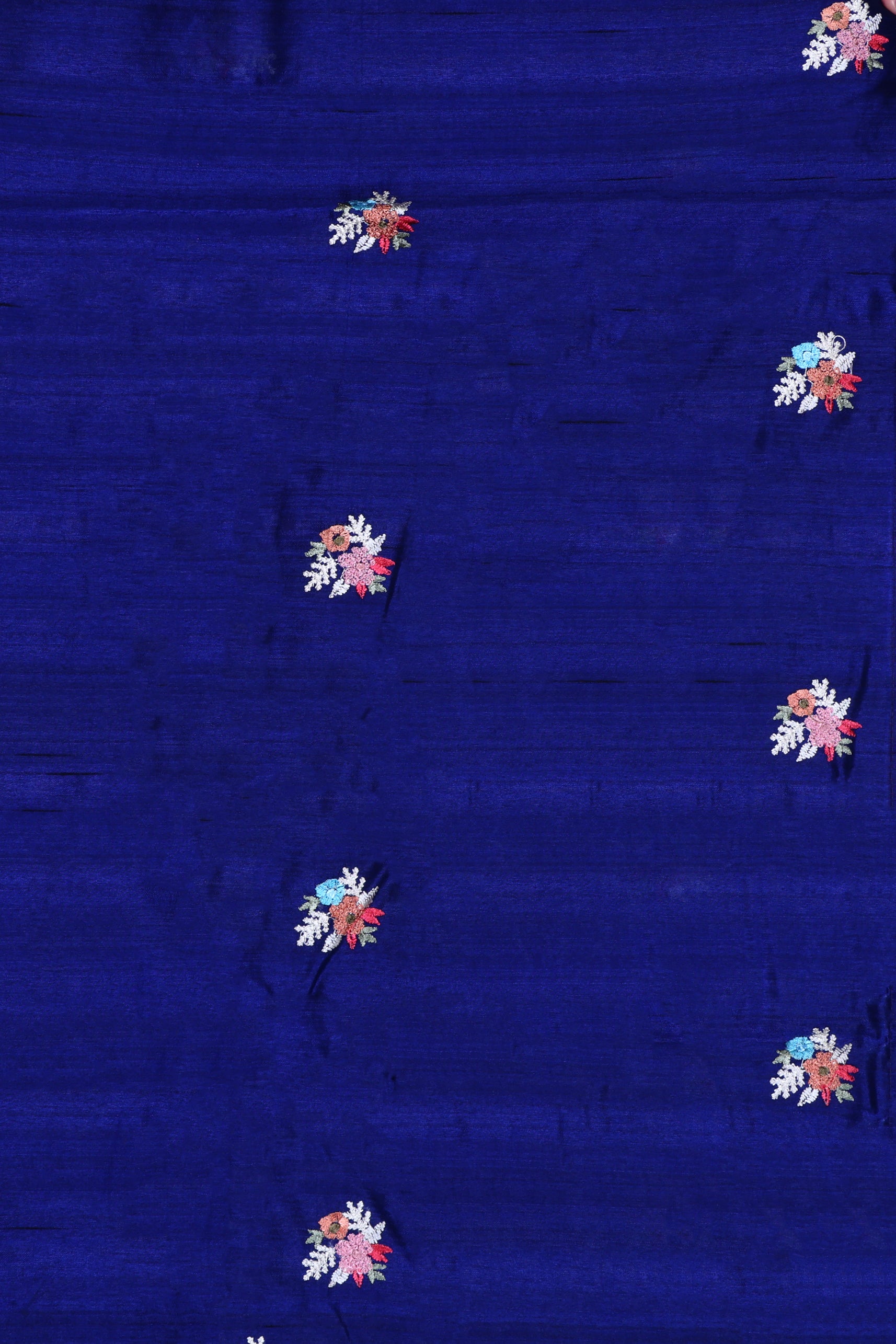 Semi Tussar Embroidery