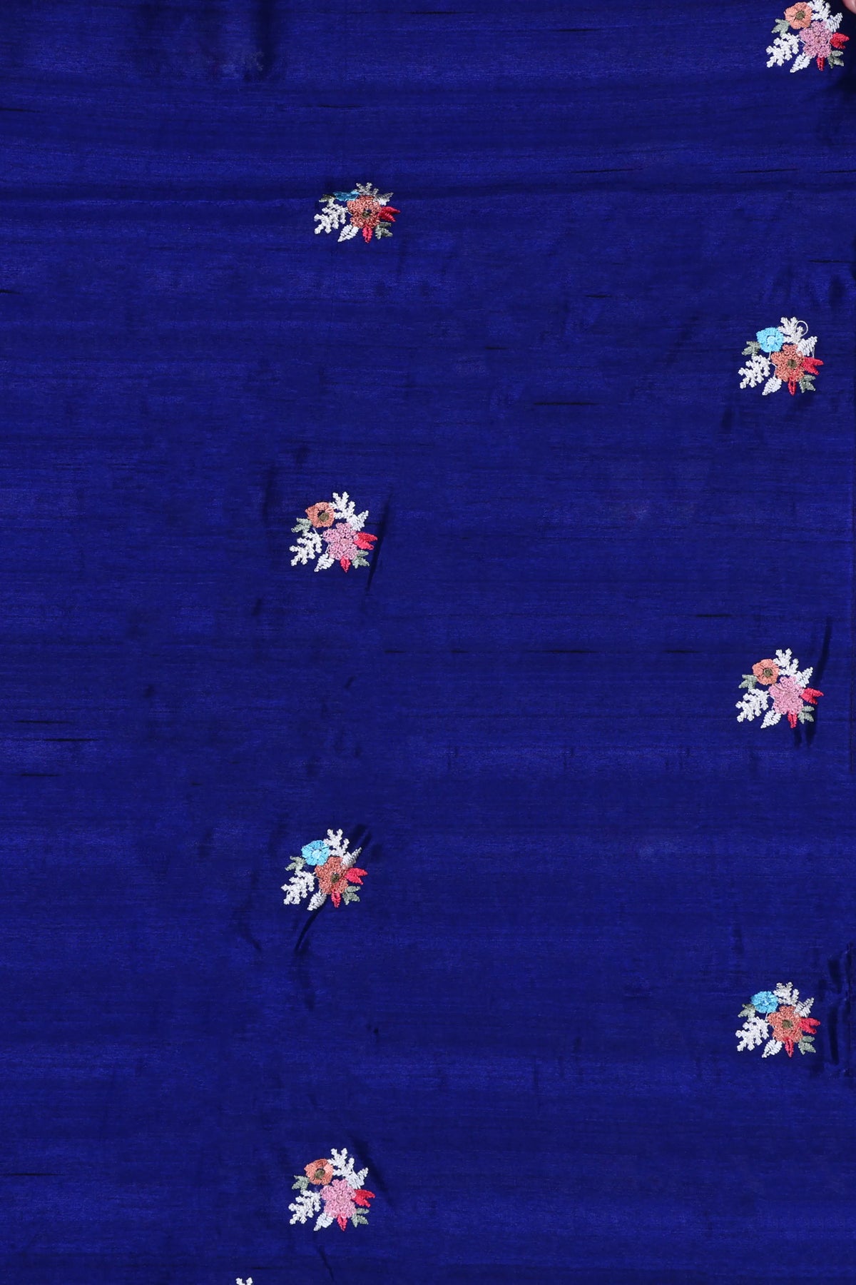 Semi Tussar Embroidery