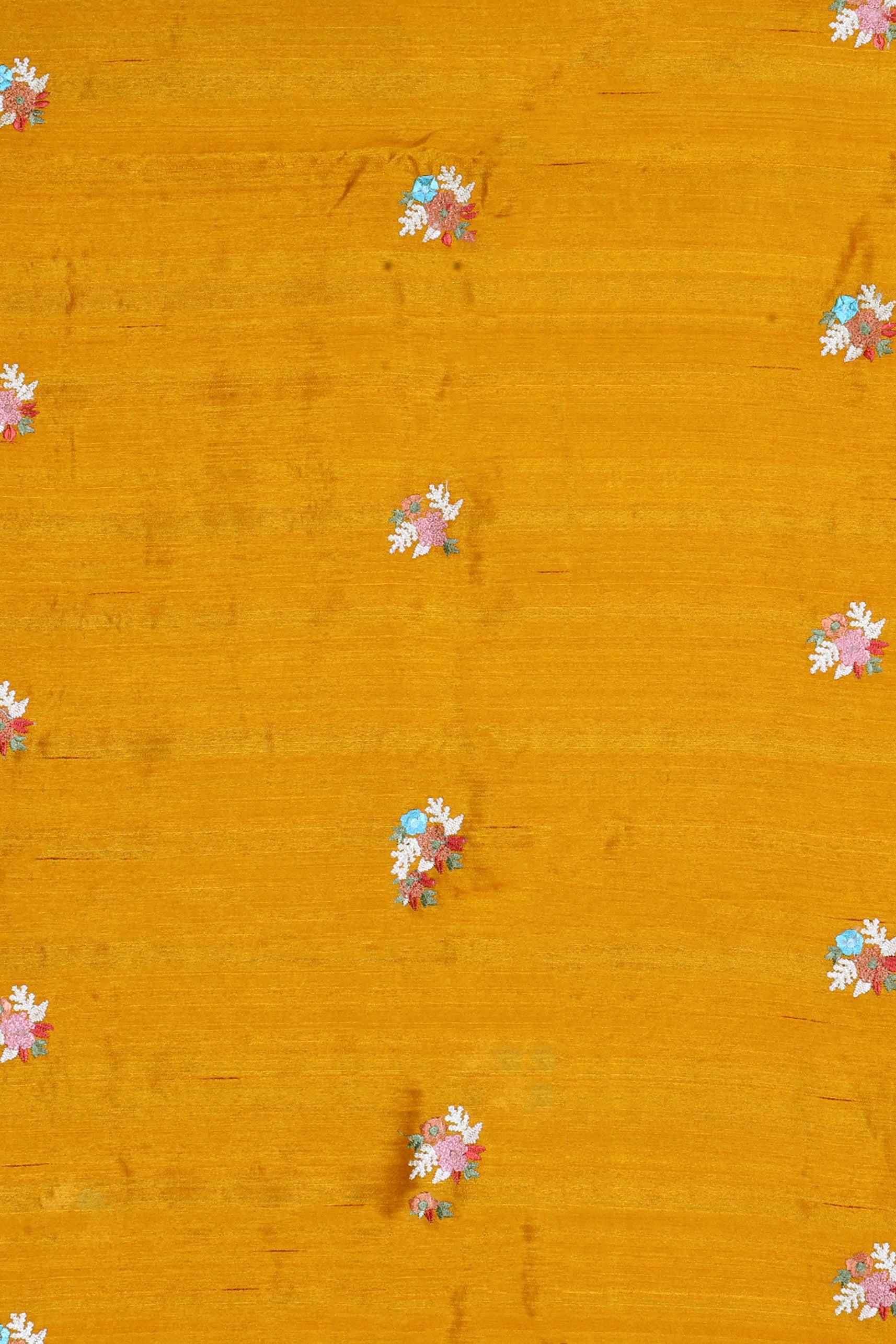 Semi Tussar Embroidery