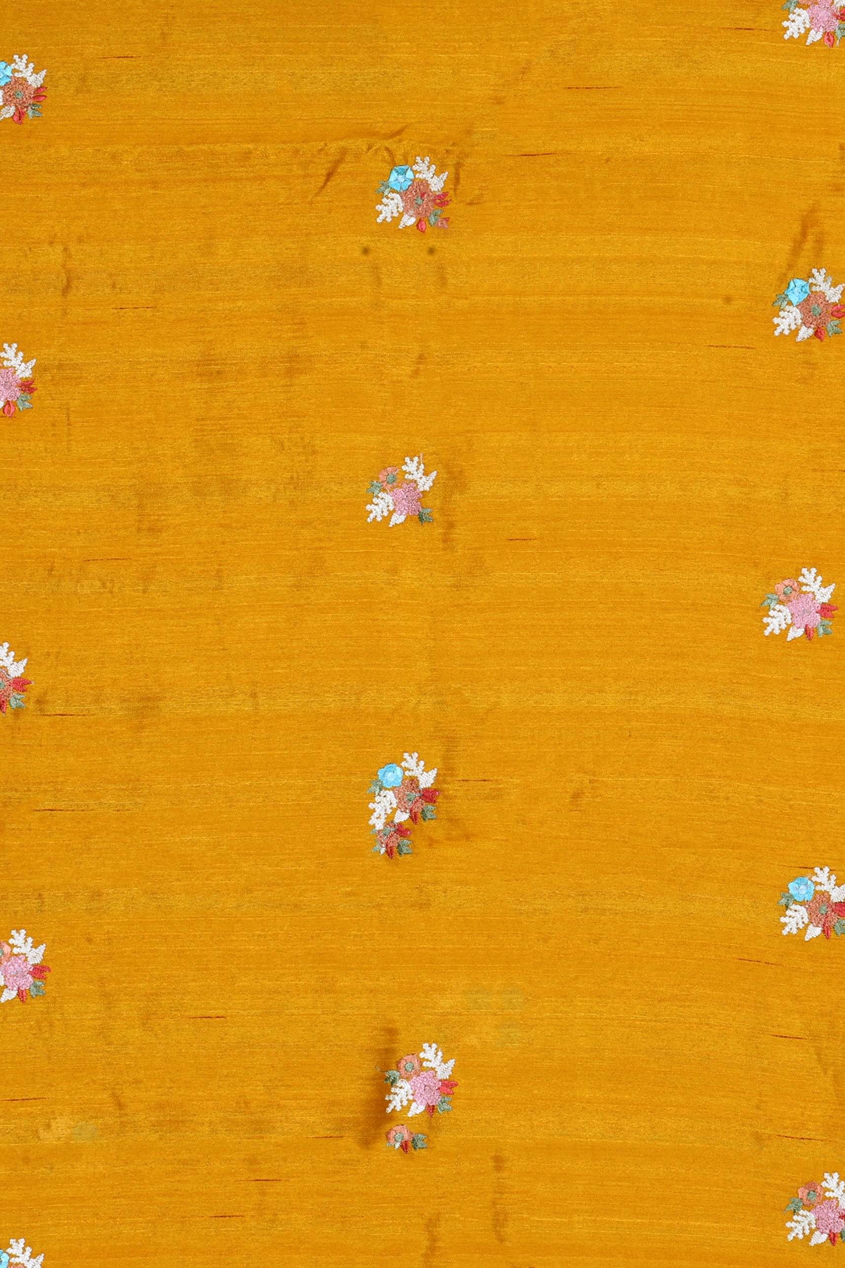 Semi Tussar Embroidery
