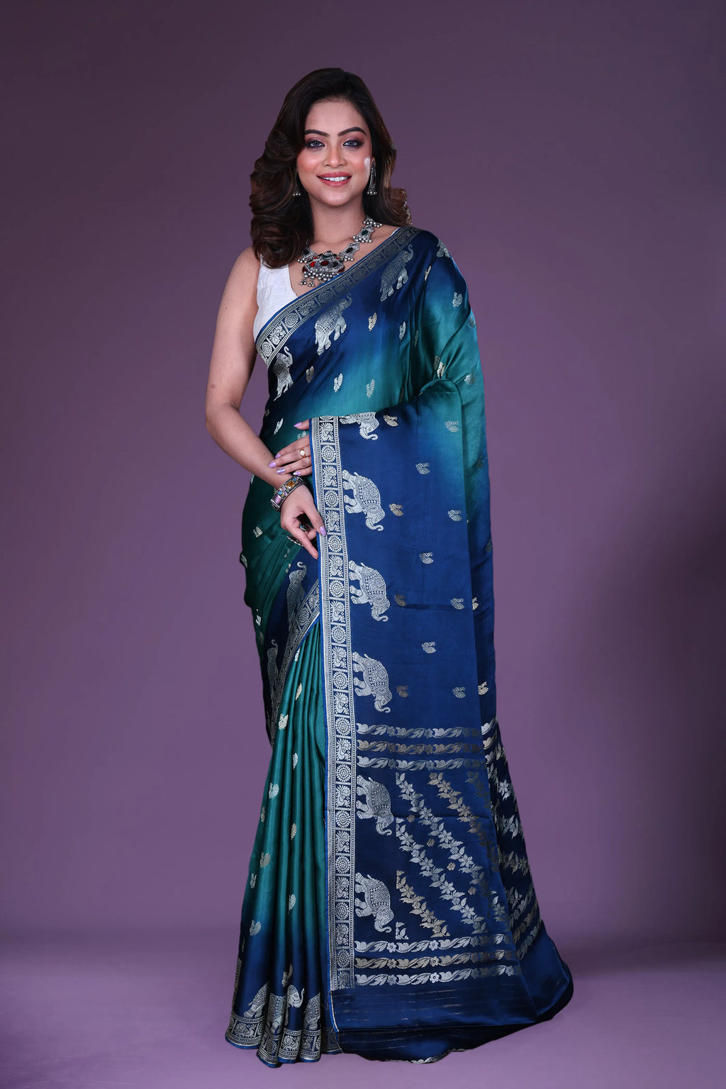 Shaded Semi Mashru