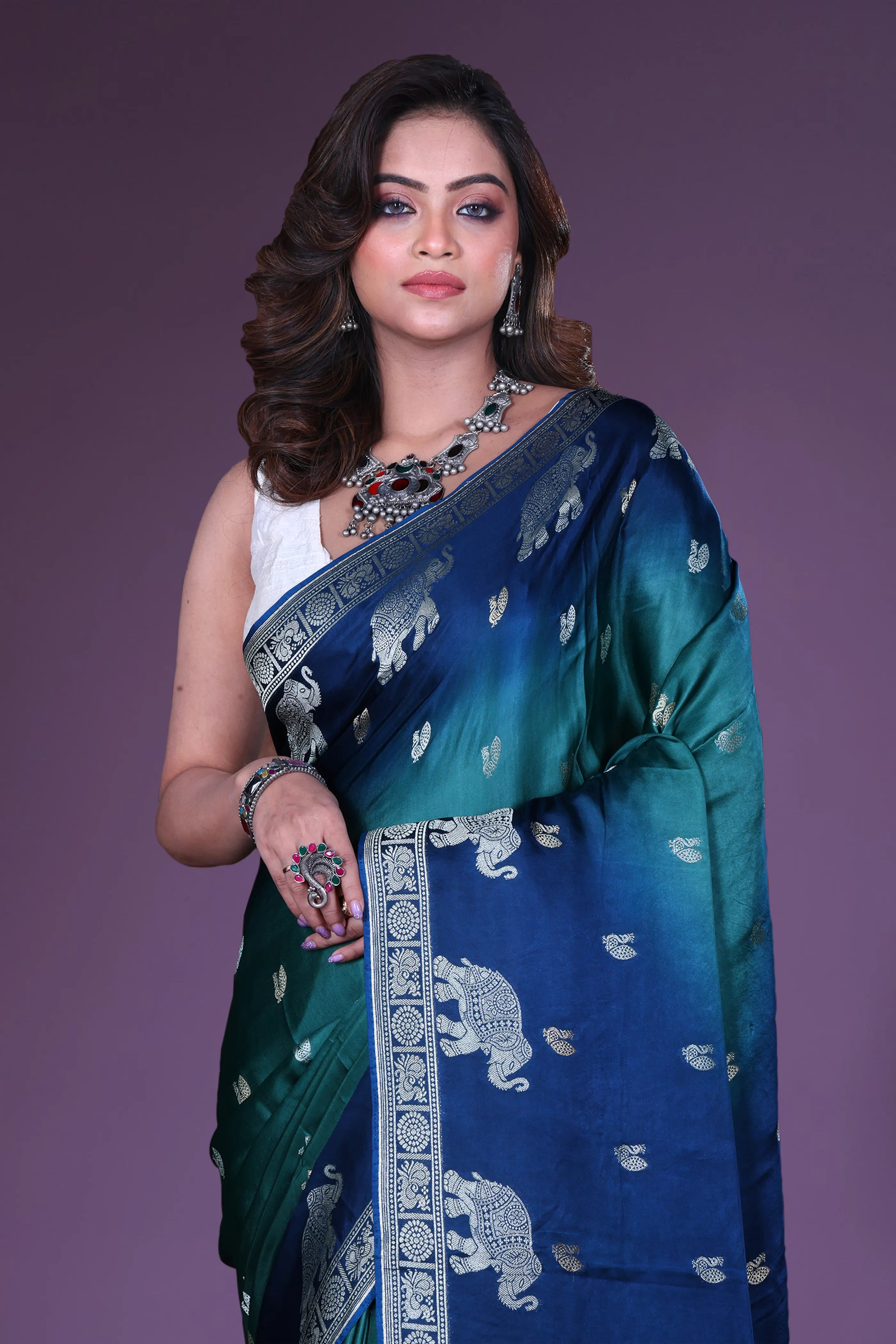 Shaded Semi Mashru