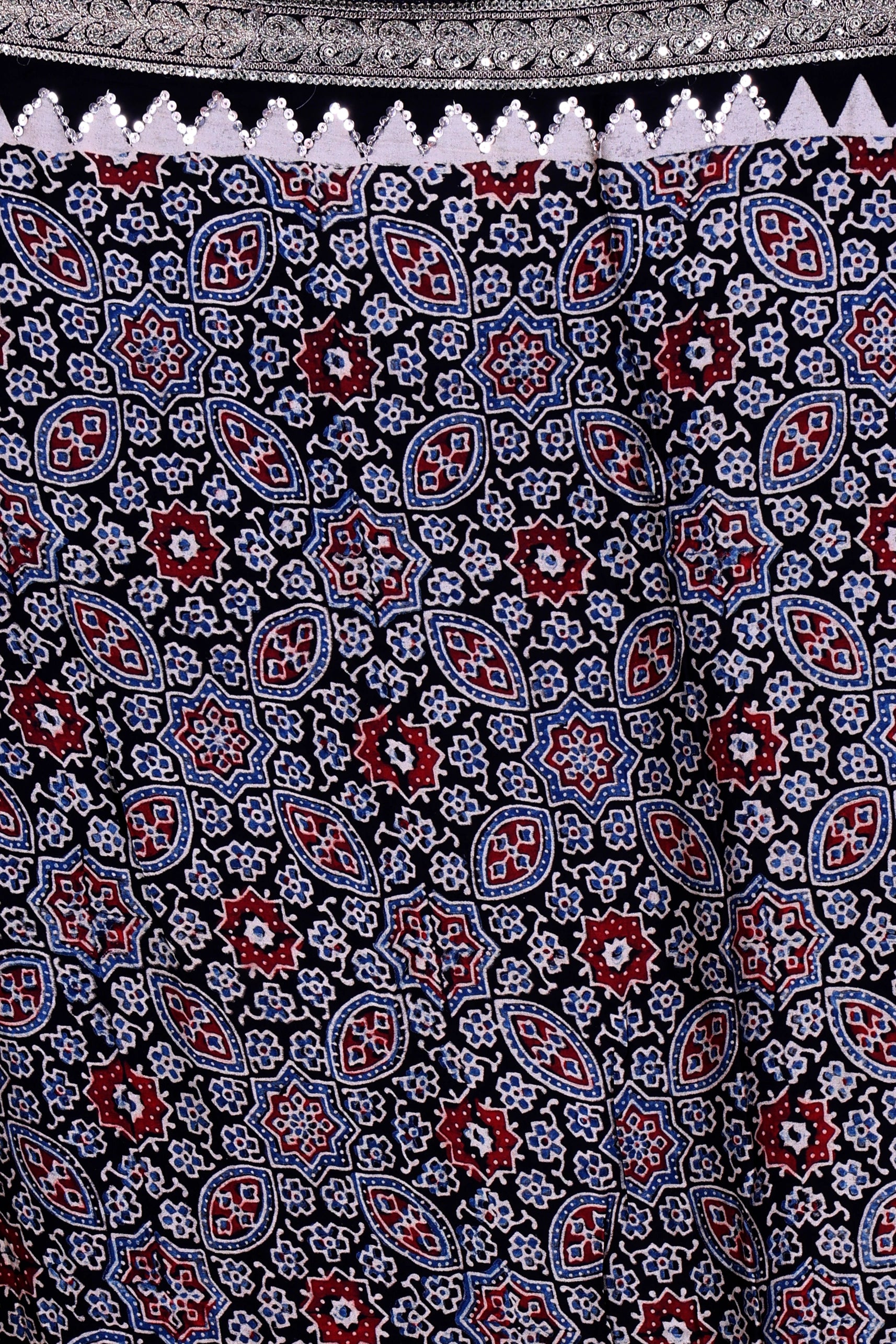 Ajrakh Embroidered