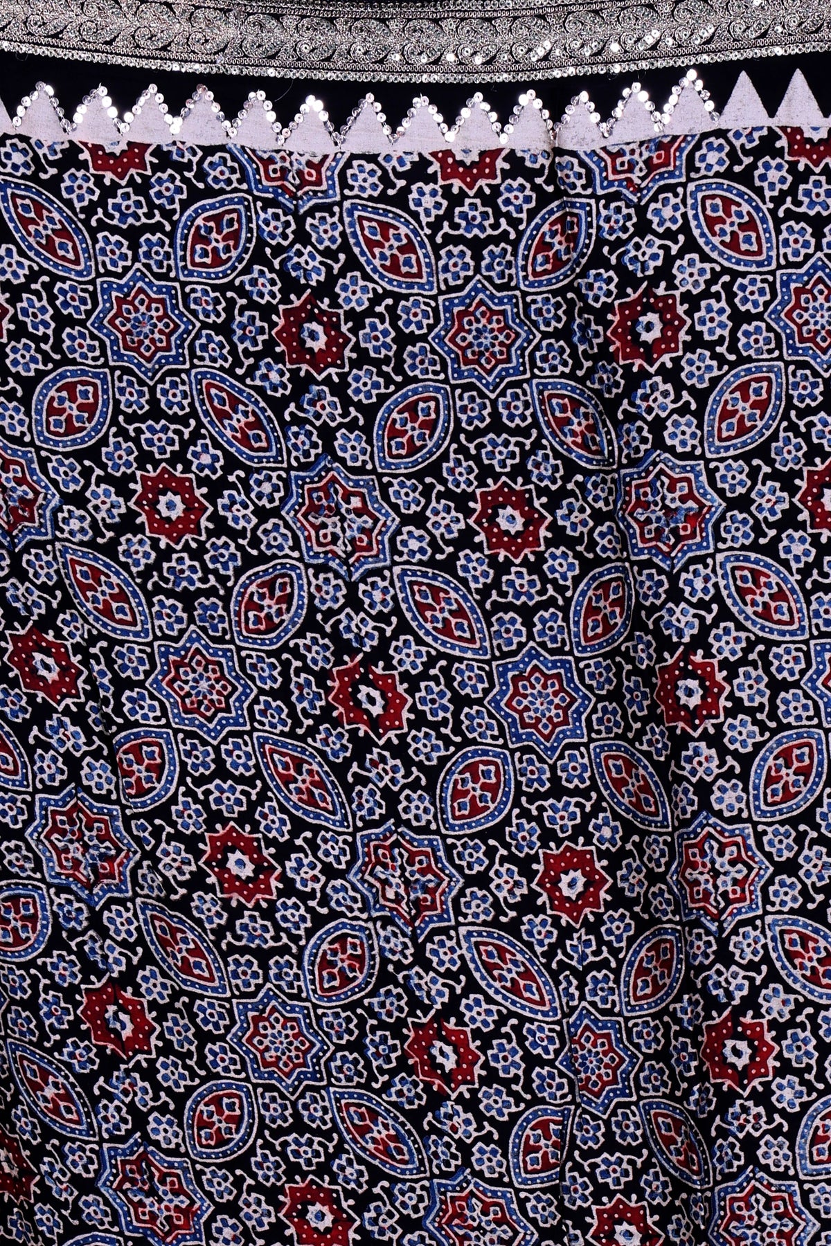 Ajrakh Embroidered