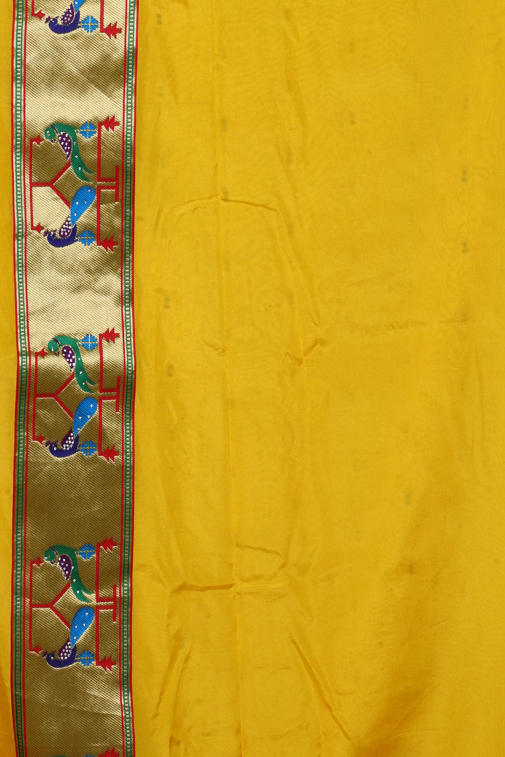 Exclusive Semi Paithani With Designer Border