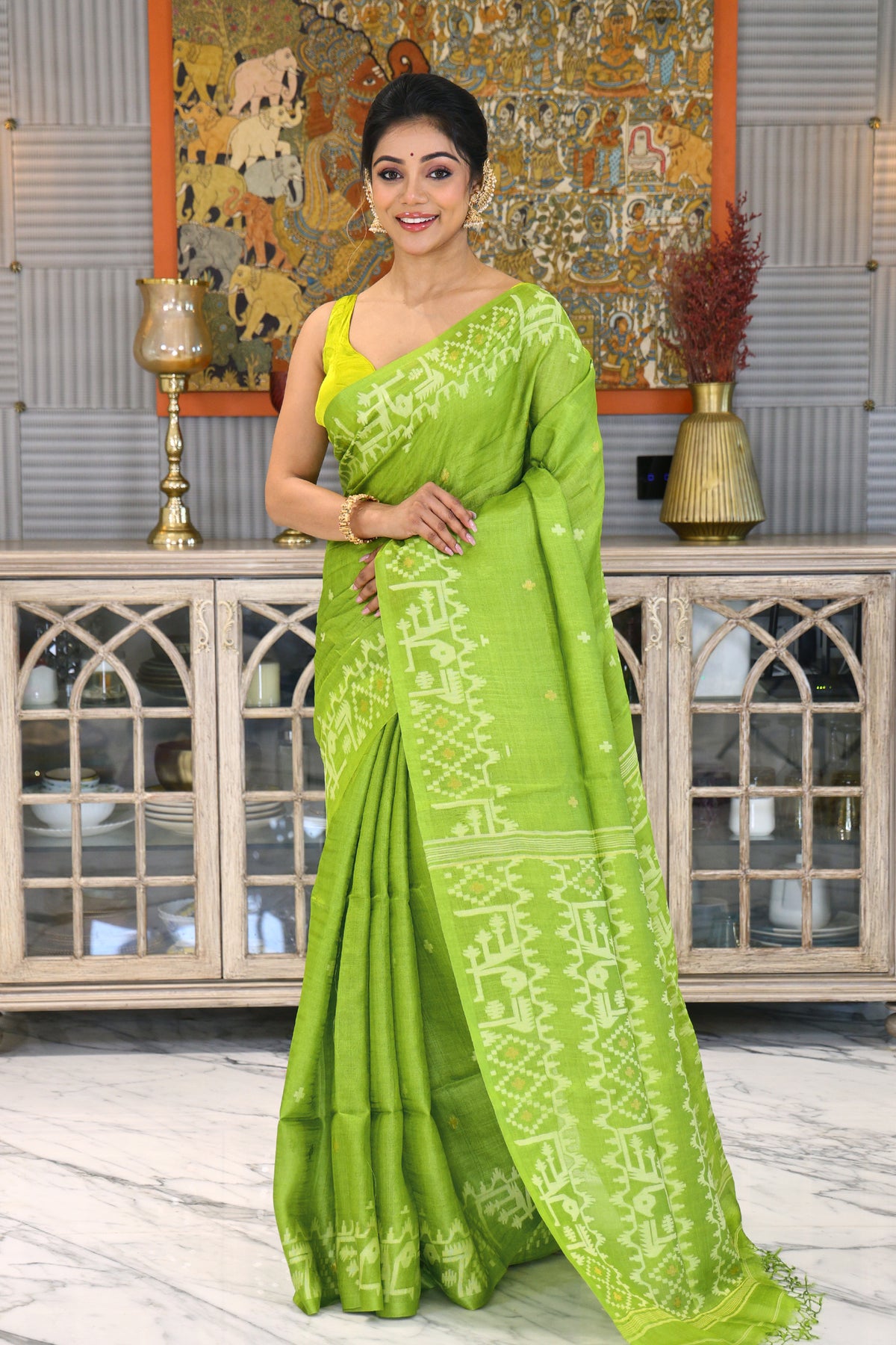 Tussar Jamdani