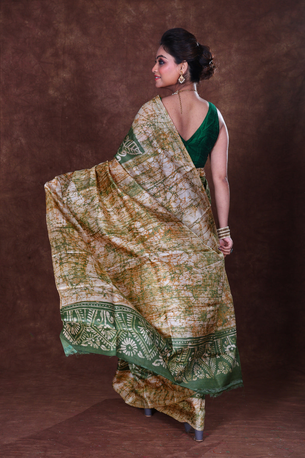 Tussar Hand Batik
