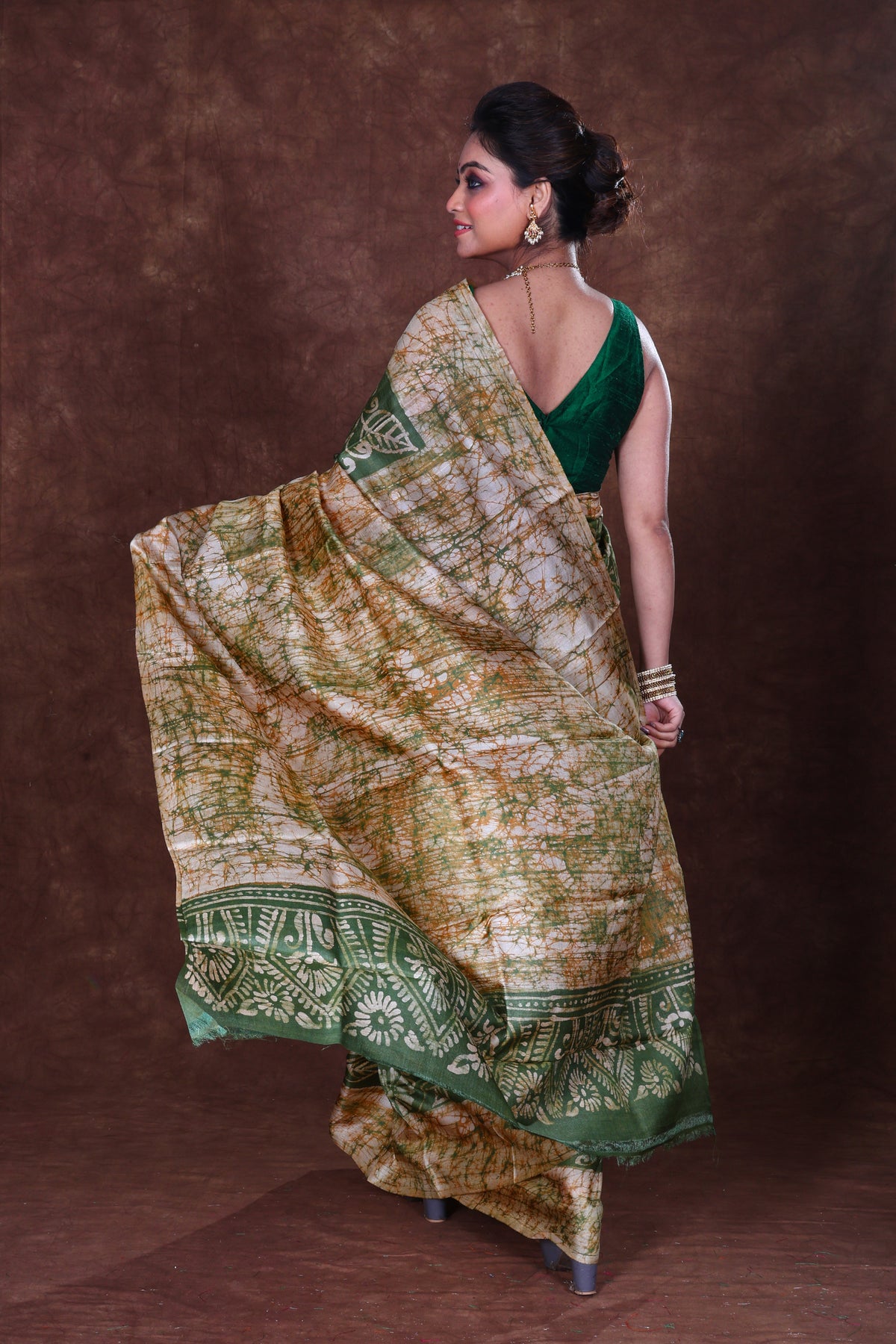 Tussar Hand Batik