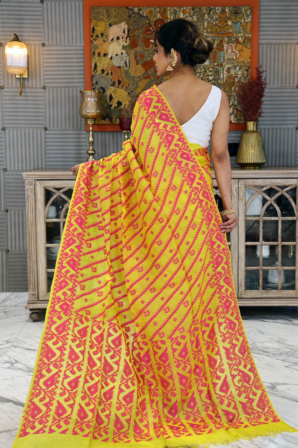 Tussar Jamdani
