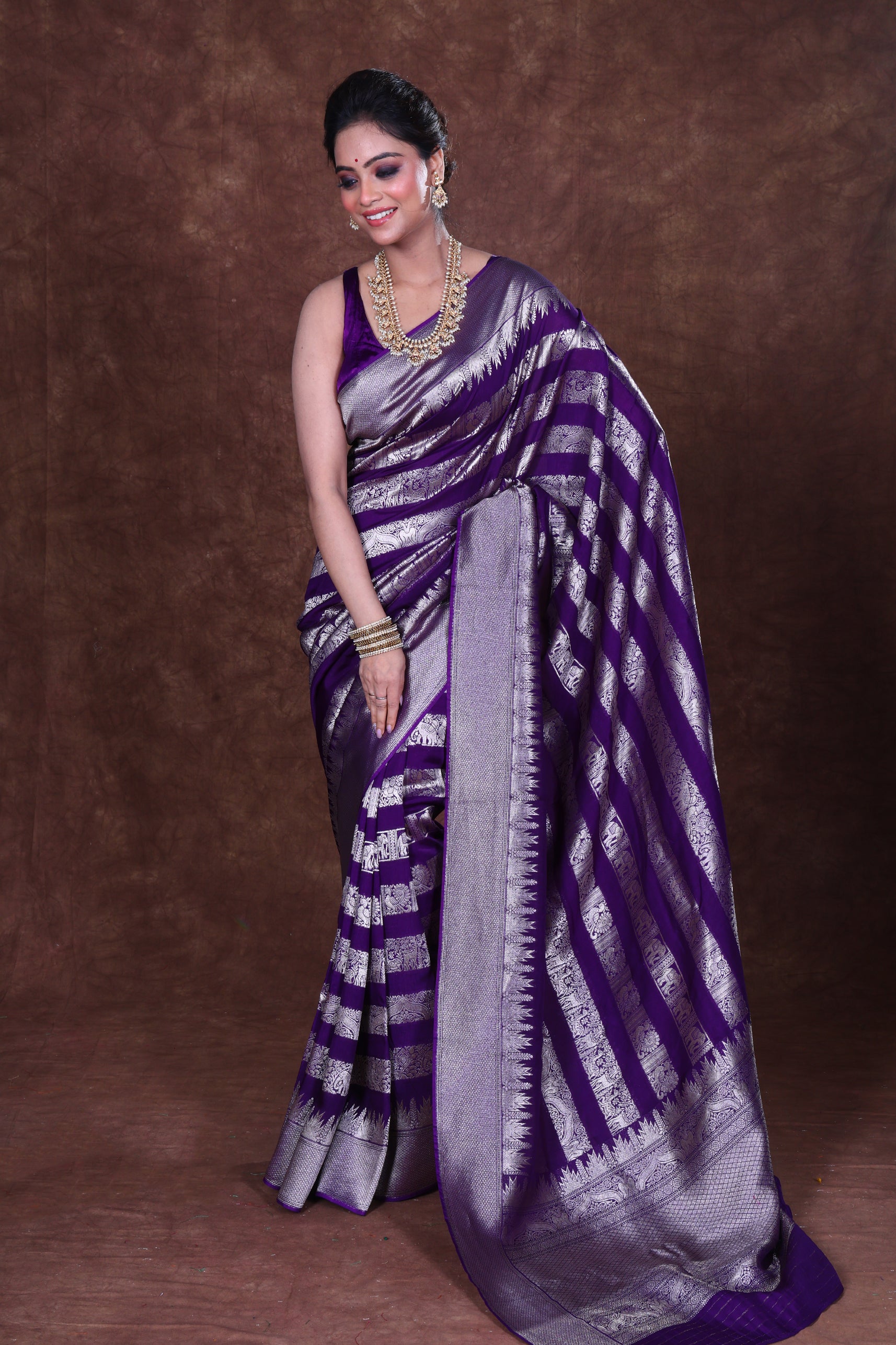 Semi Khaddi Banarasi