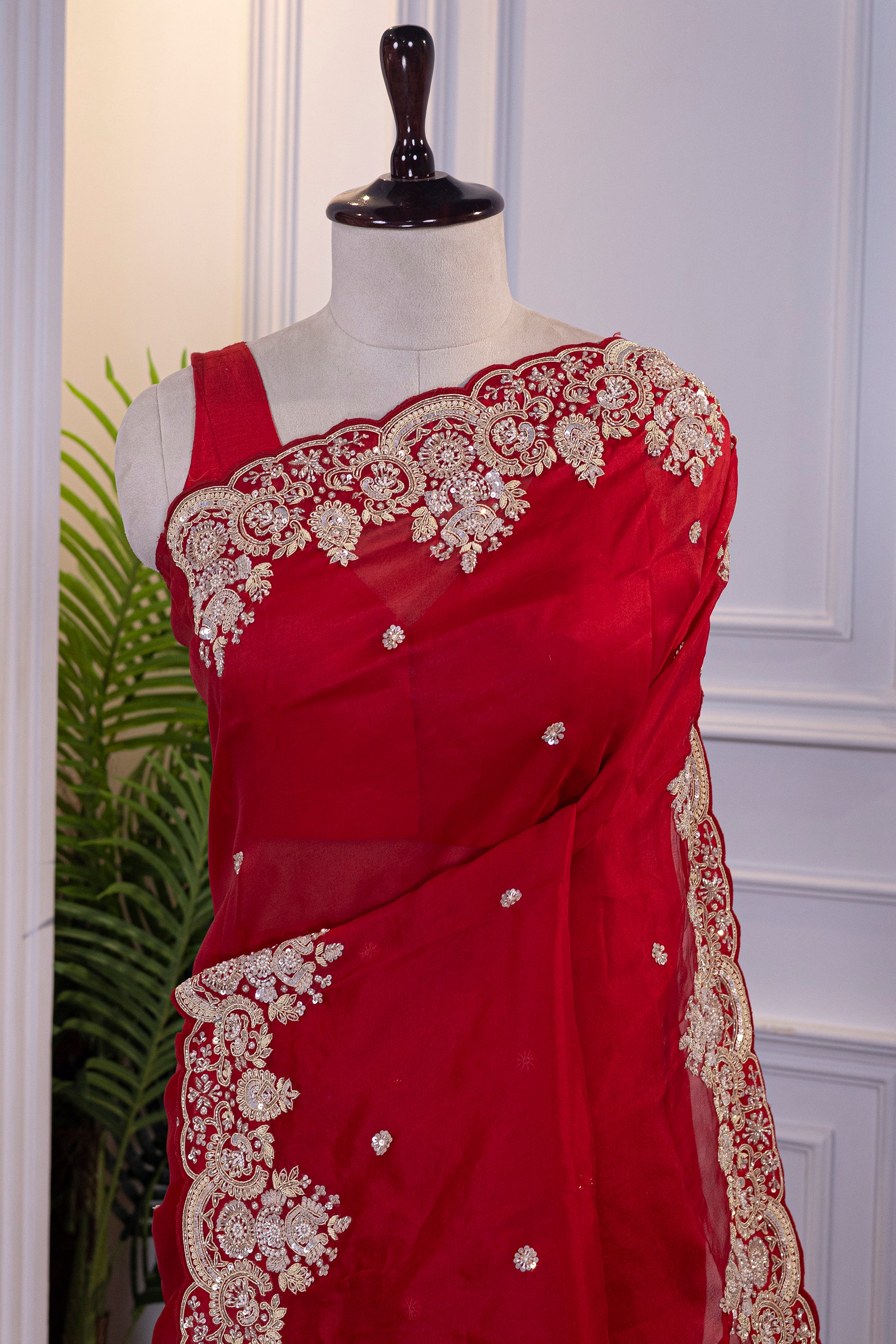 Organza Zardosi Work