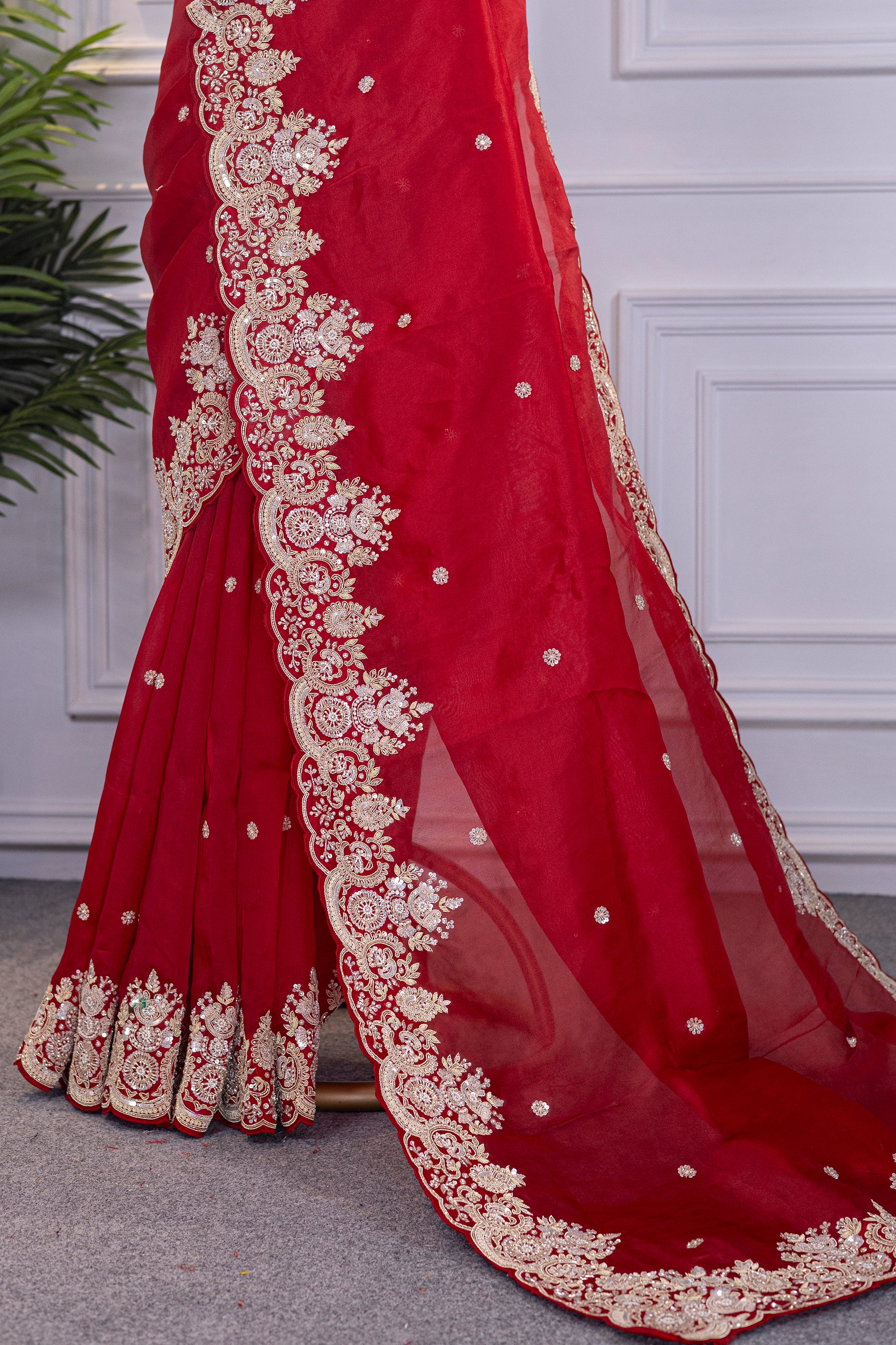 Organza Zardosi Work