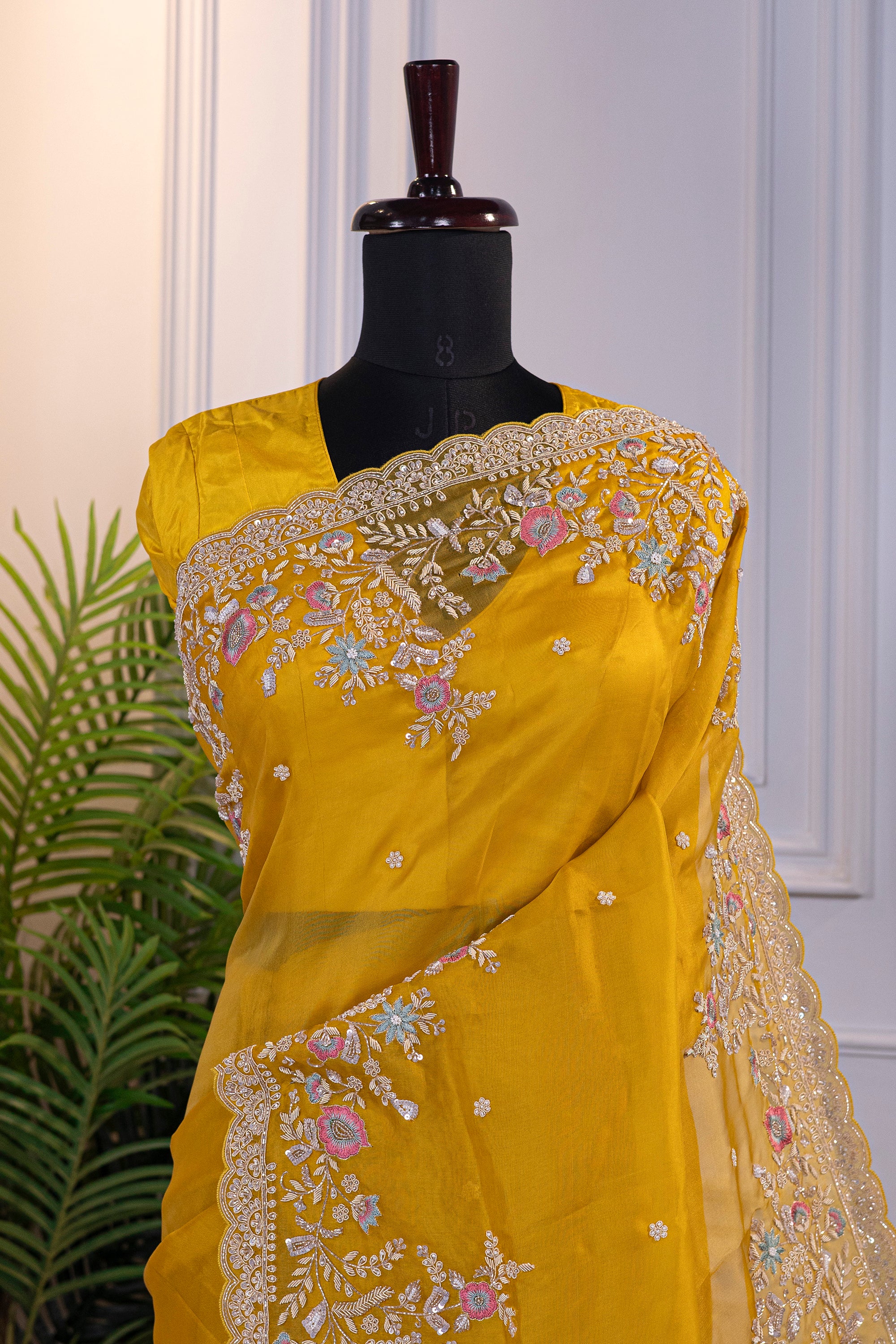 Organza Zardosi Work