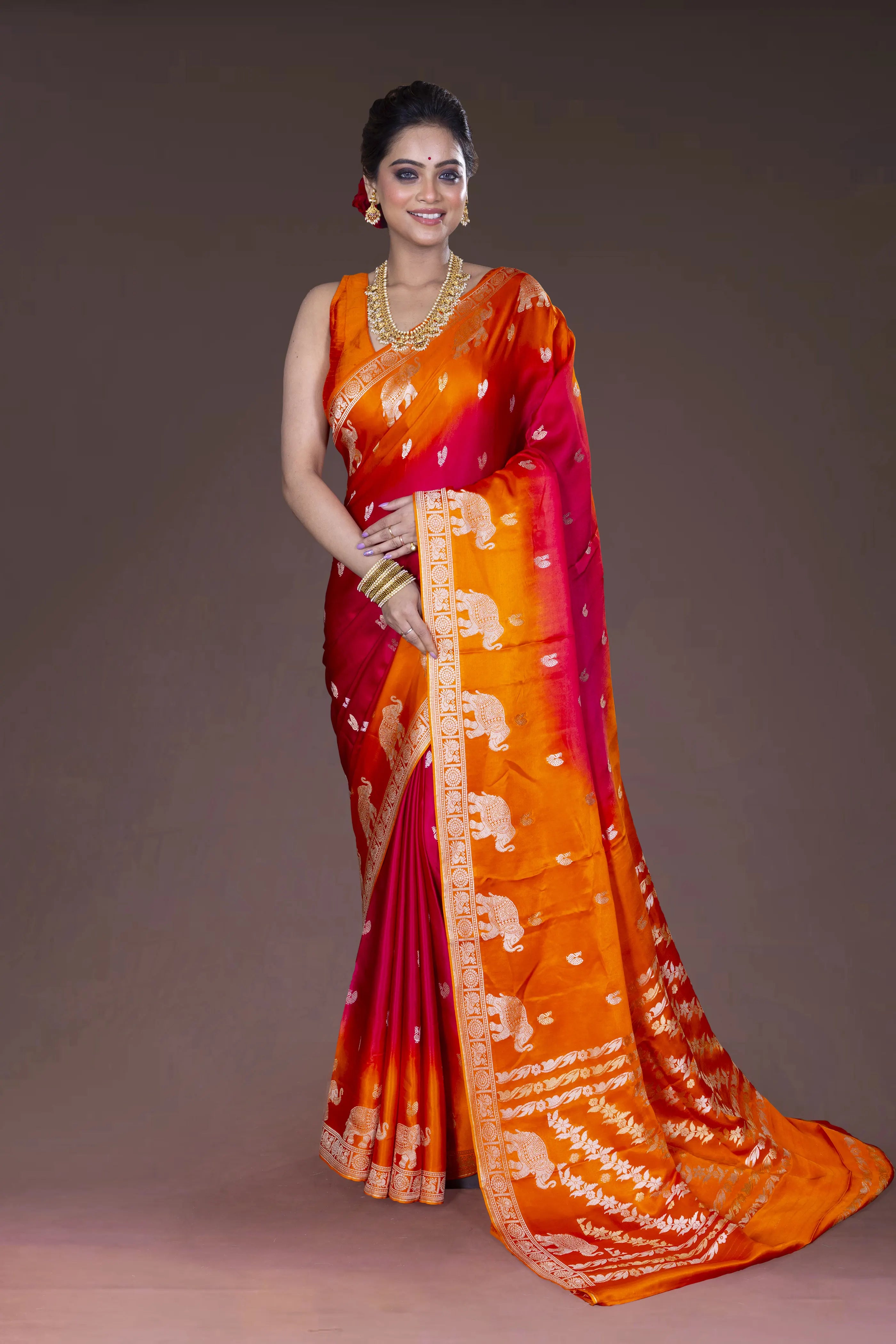 Shaded Semi Mashru