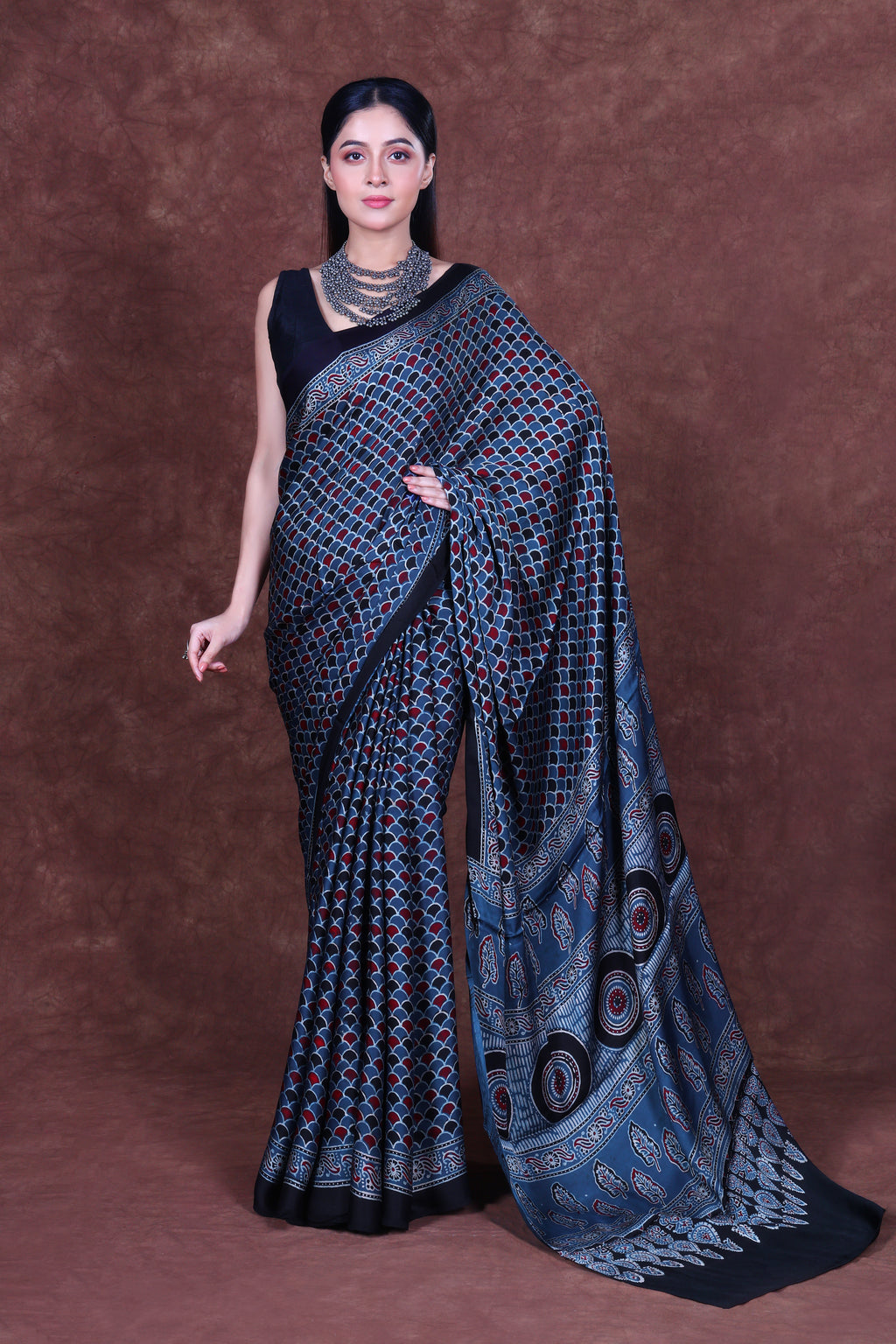 Ajrak Modal Silk