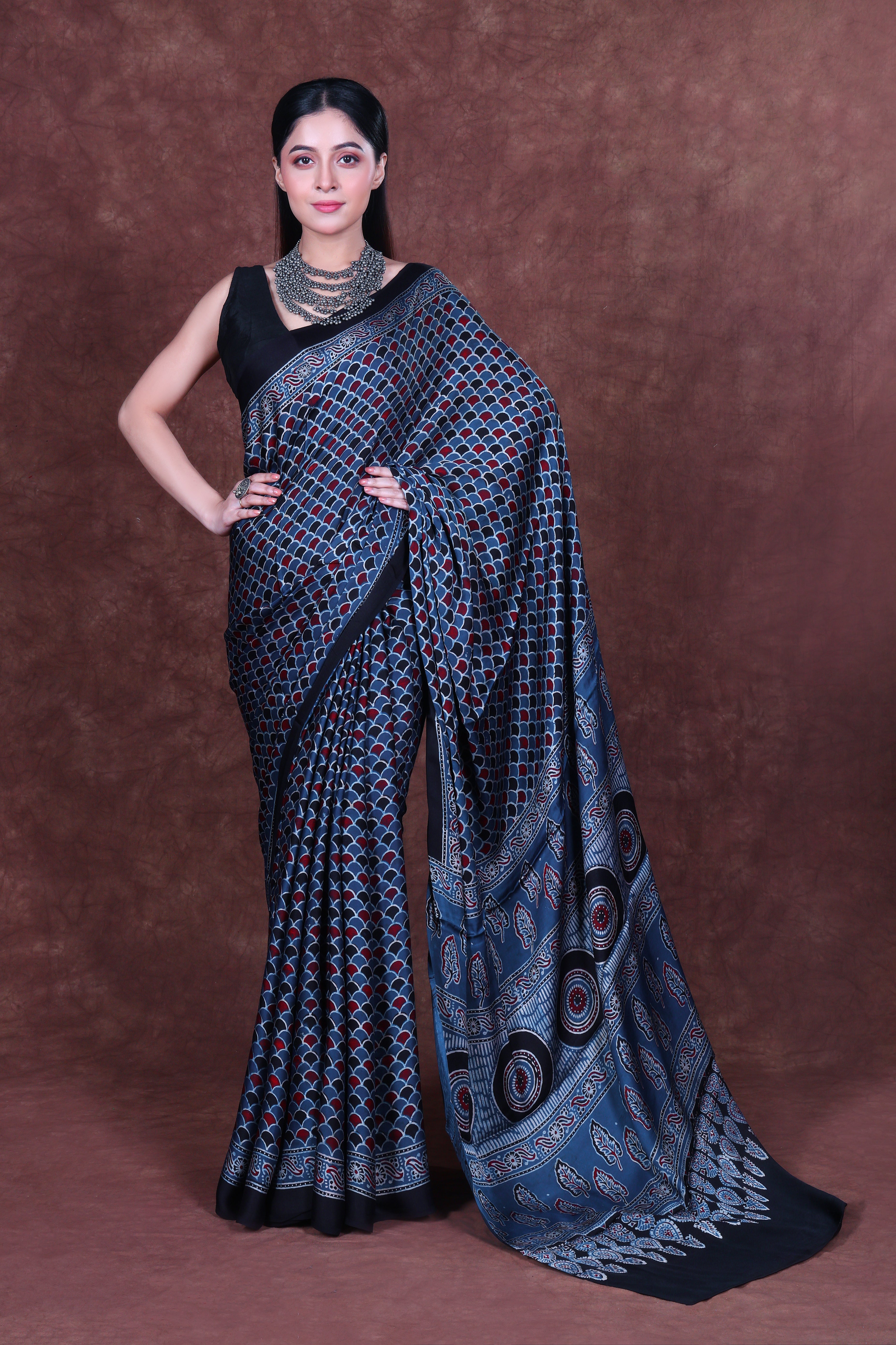 Ajrak Modal Silk