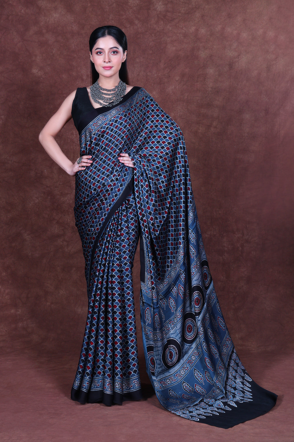 Ajrak Modal Silk