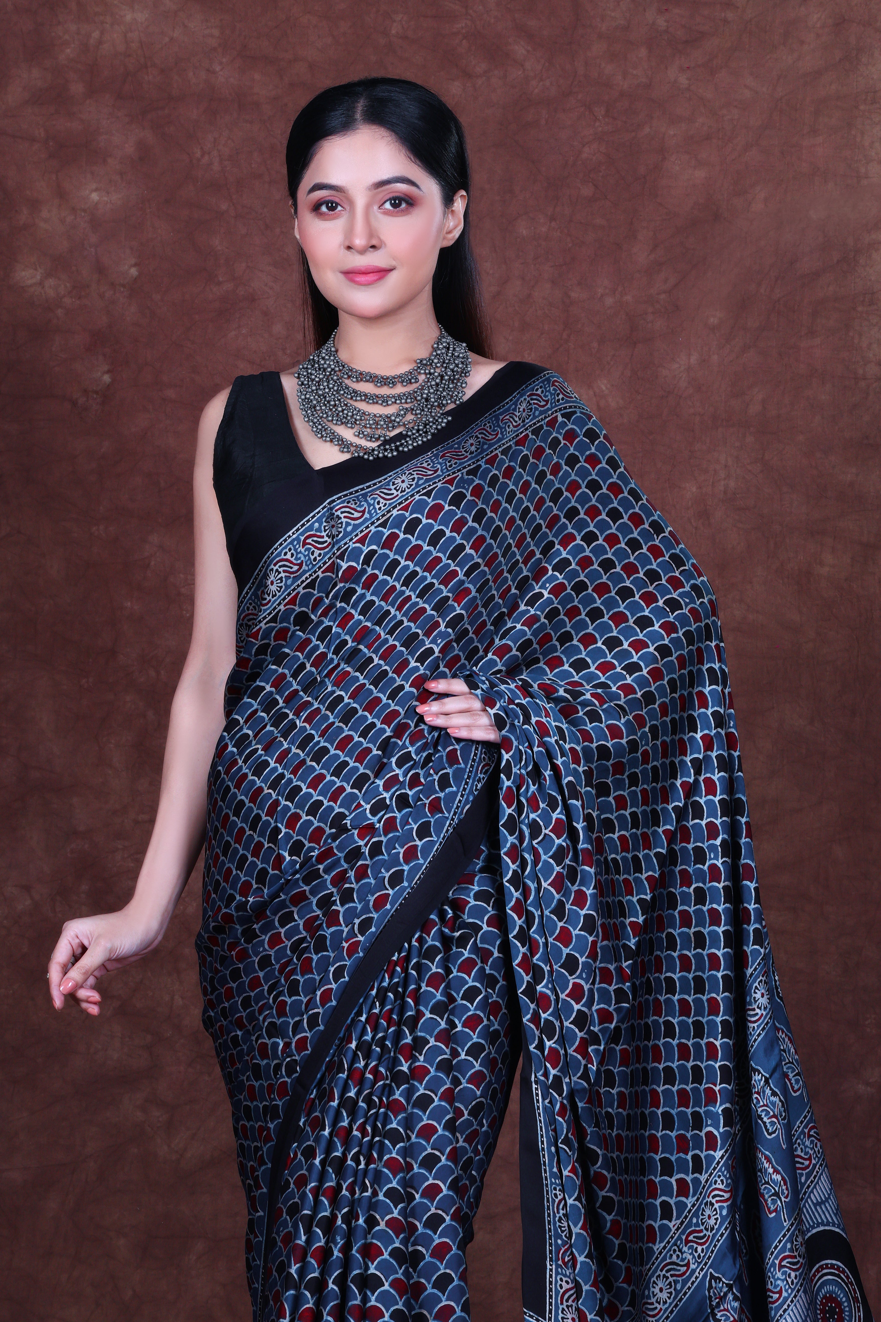 Ajrak Modal Silk