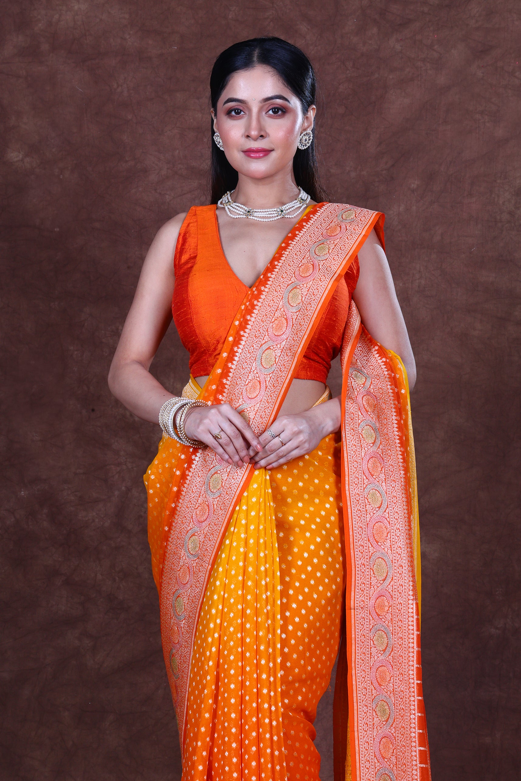 Shaded Khaddi Banarasi