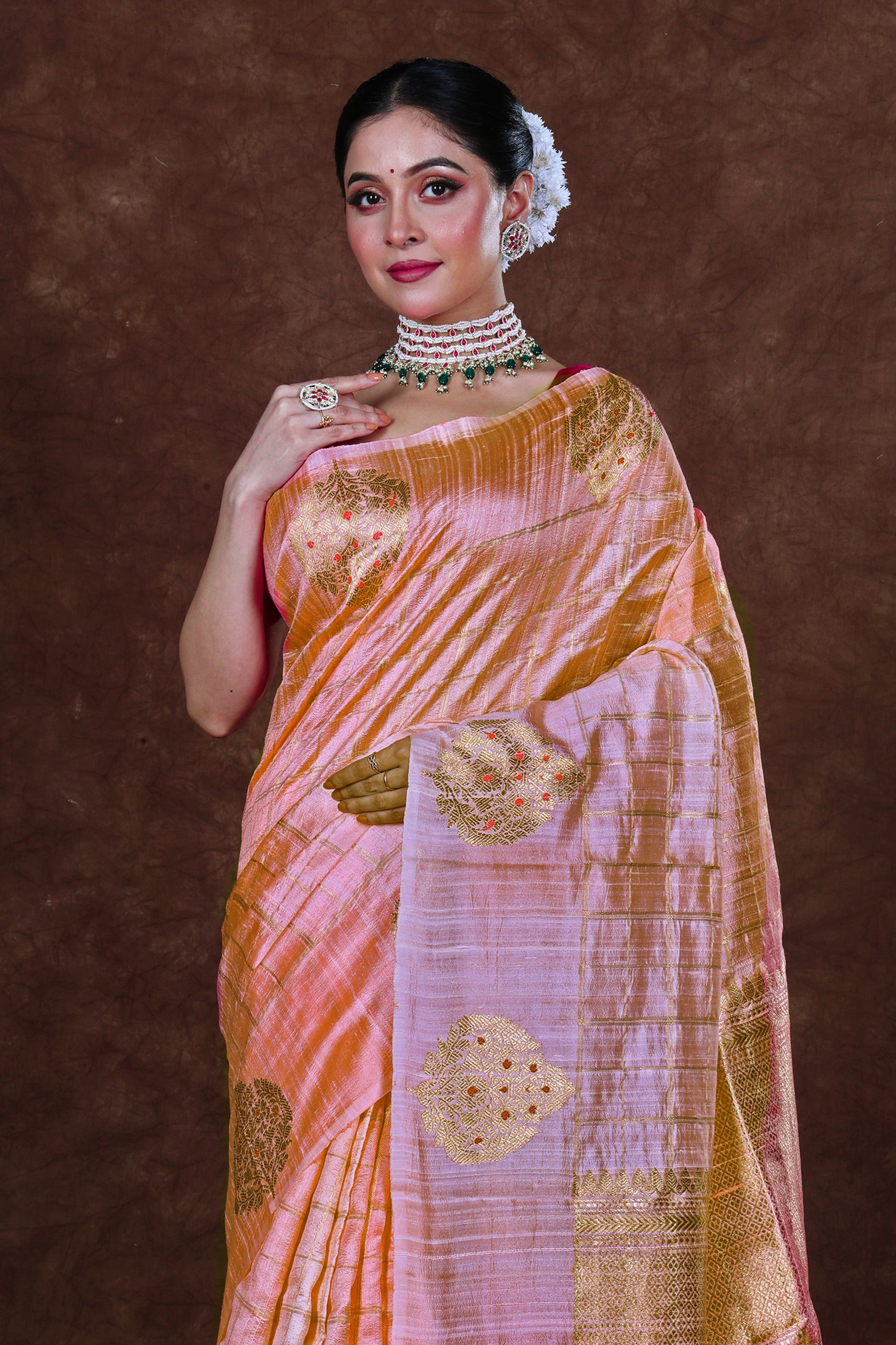 Shaded Raw Silk Banarasi