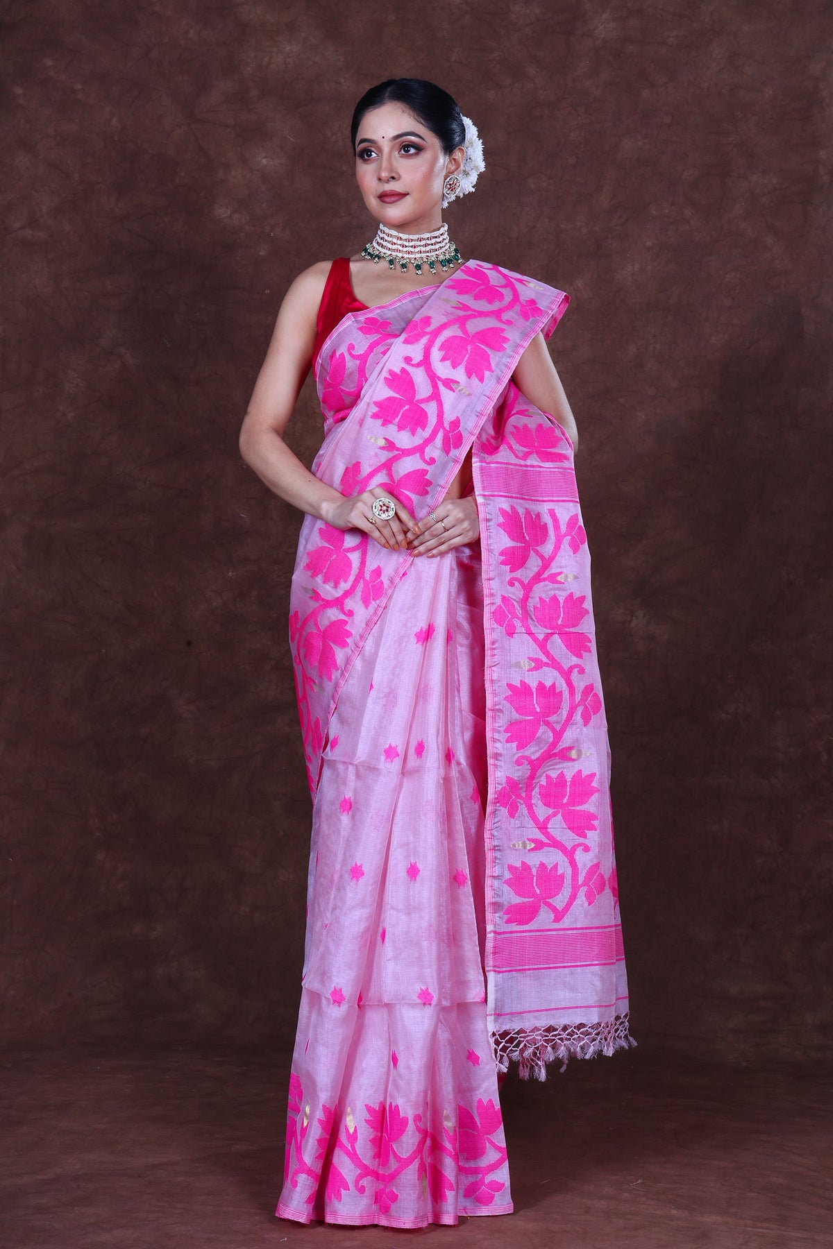 Tussar Jamdani