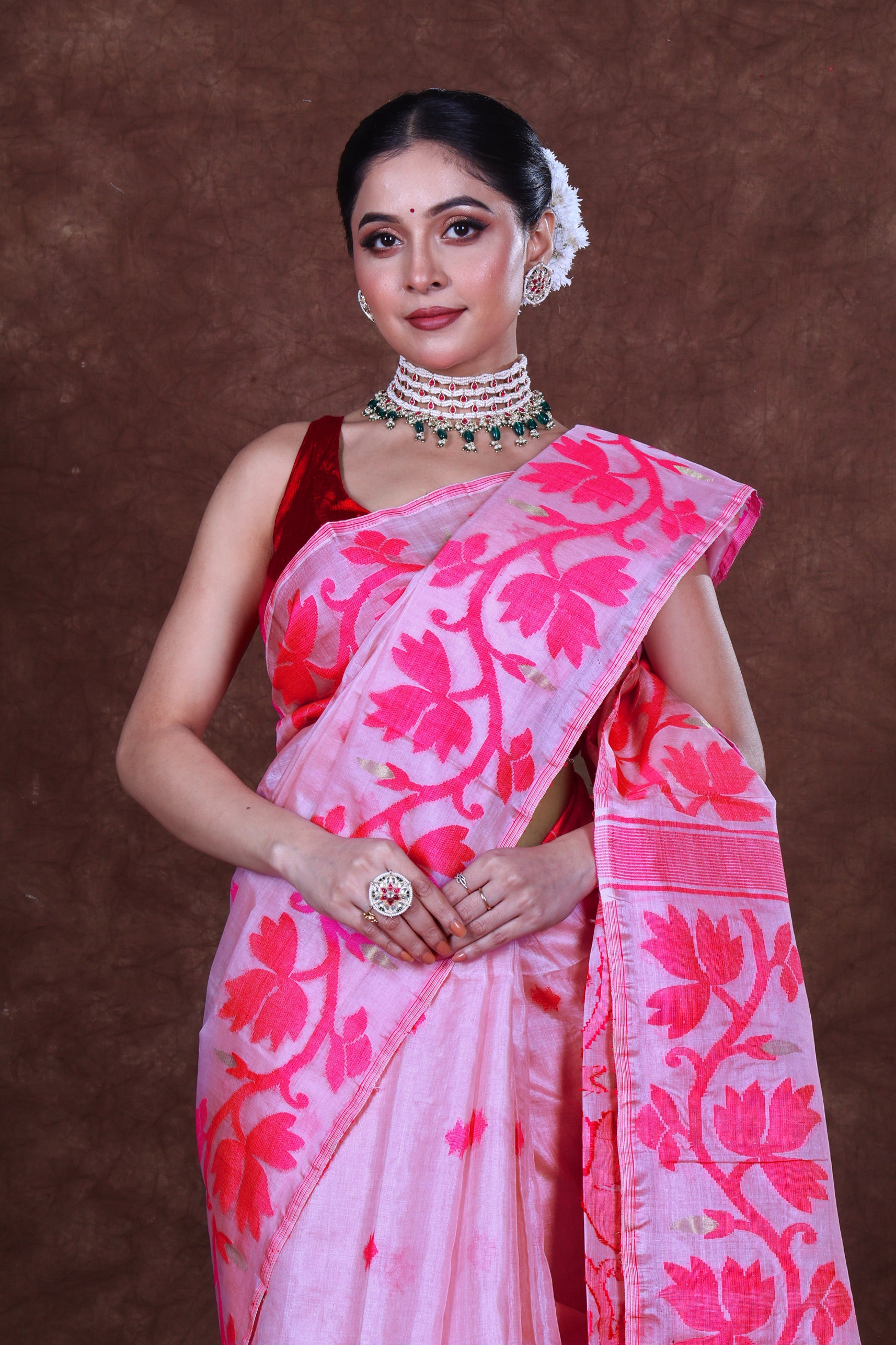 Tussar Jamdani
