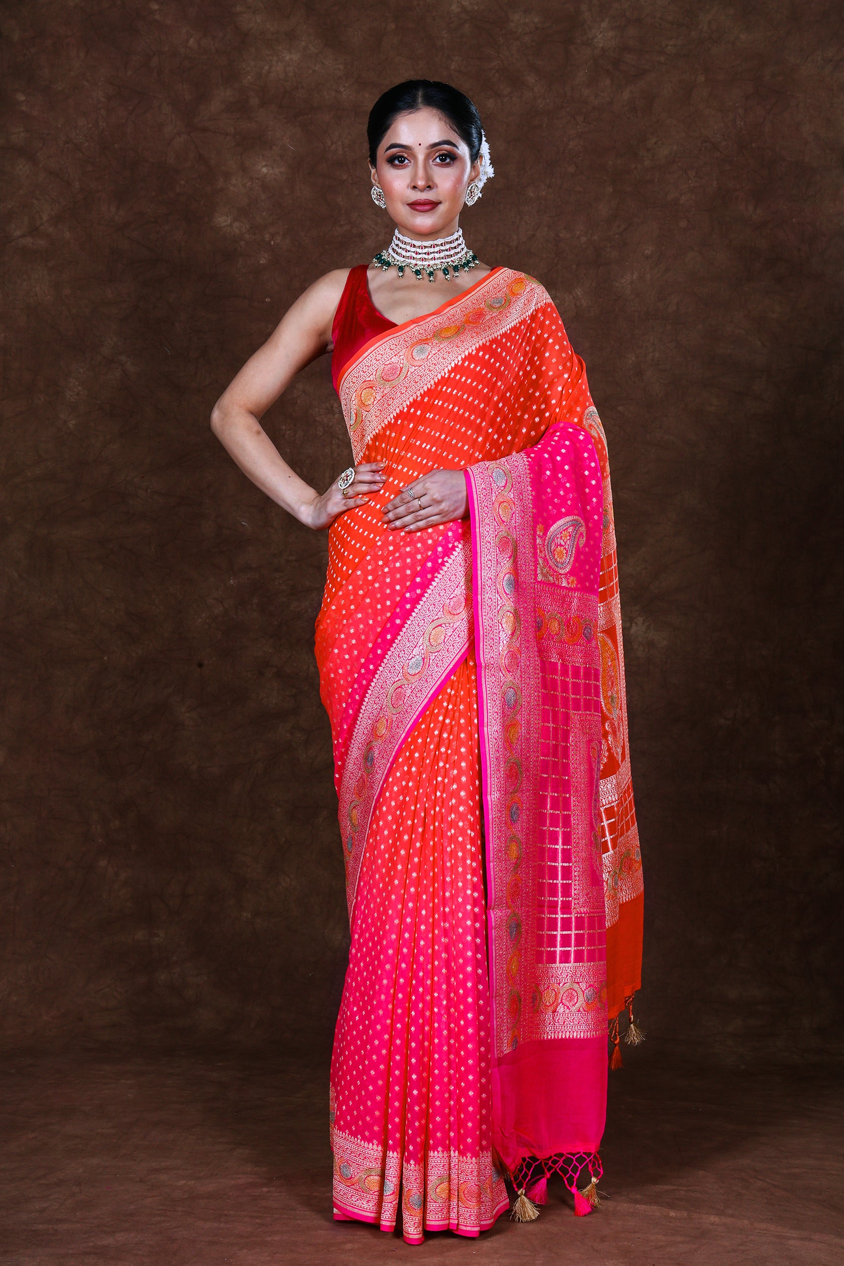 Shaded Khaddi Banarasi