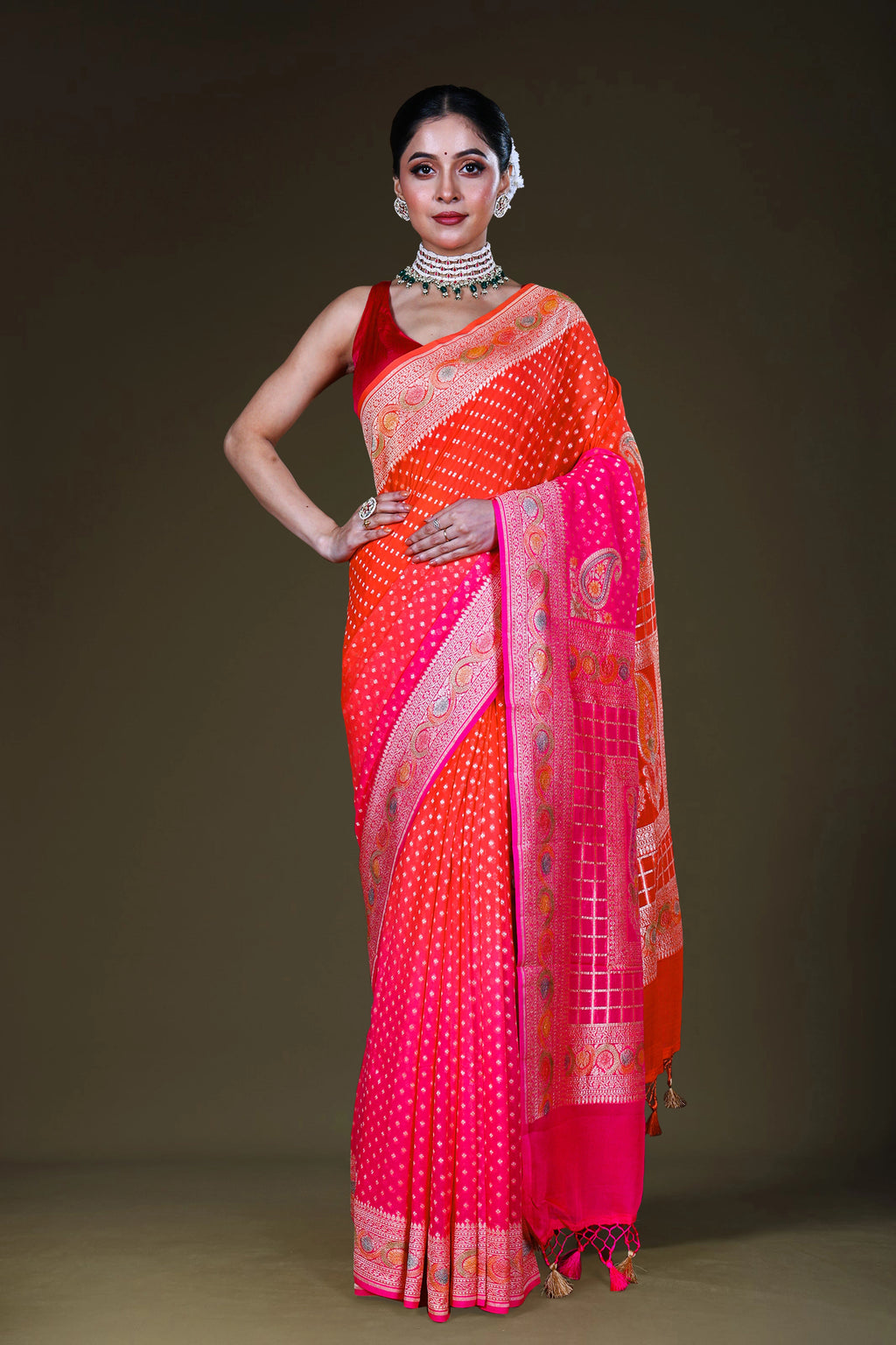 Shaded Khaddi Banarasi