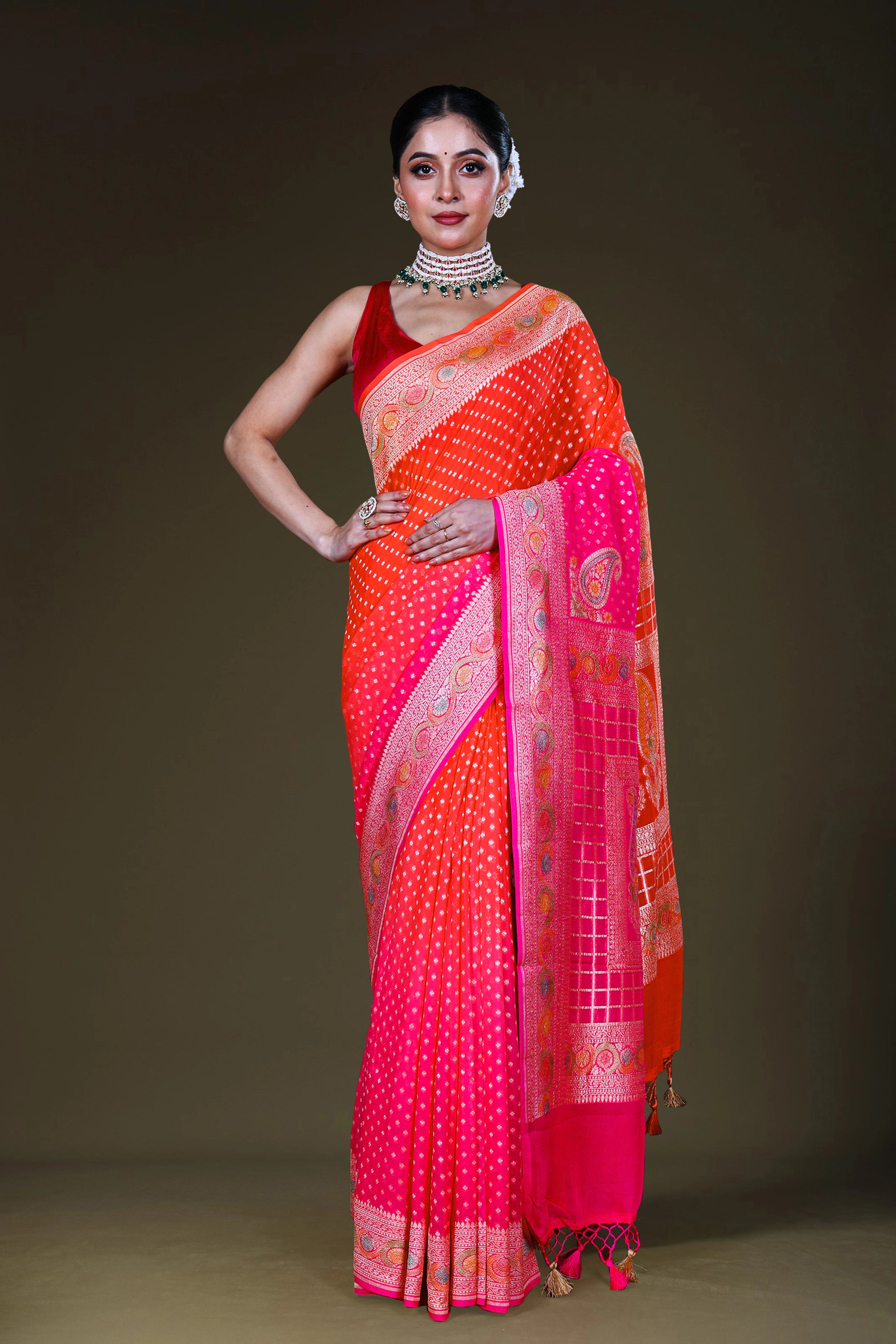 Shaded Khaddi Banarasi