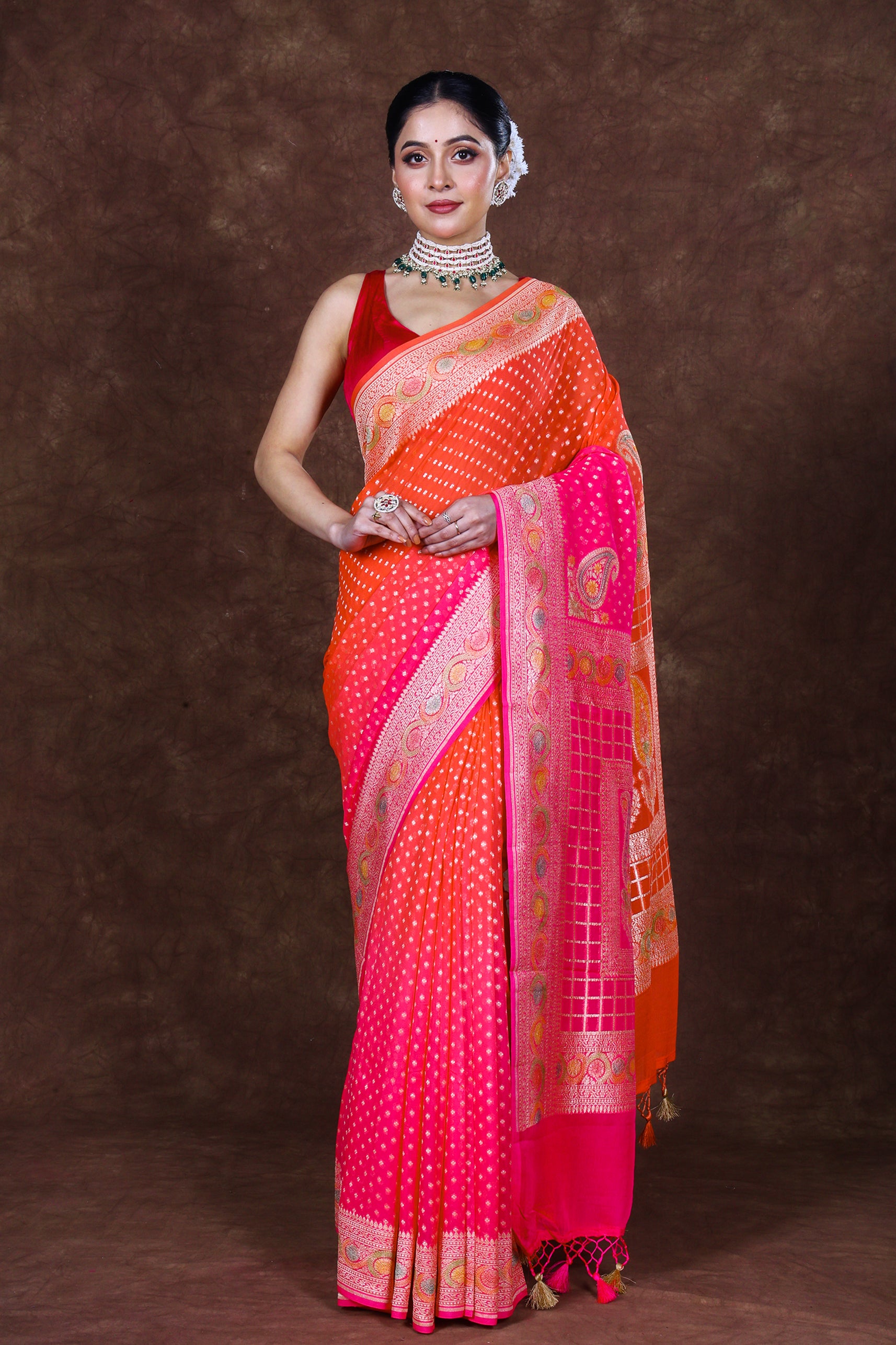 Shaded Khaddi Banarasi