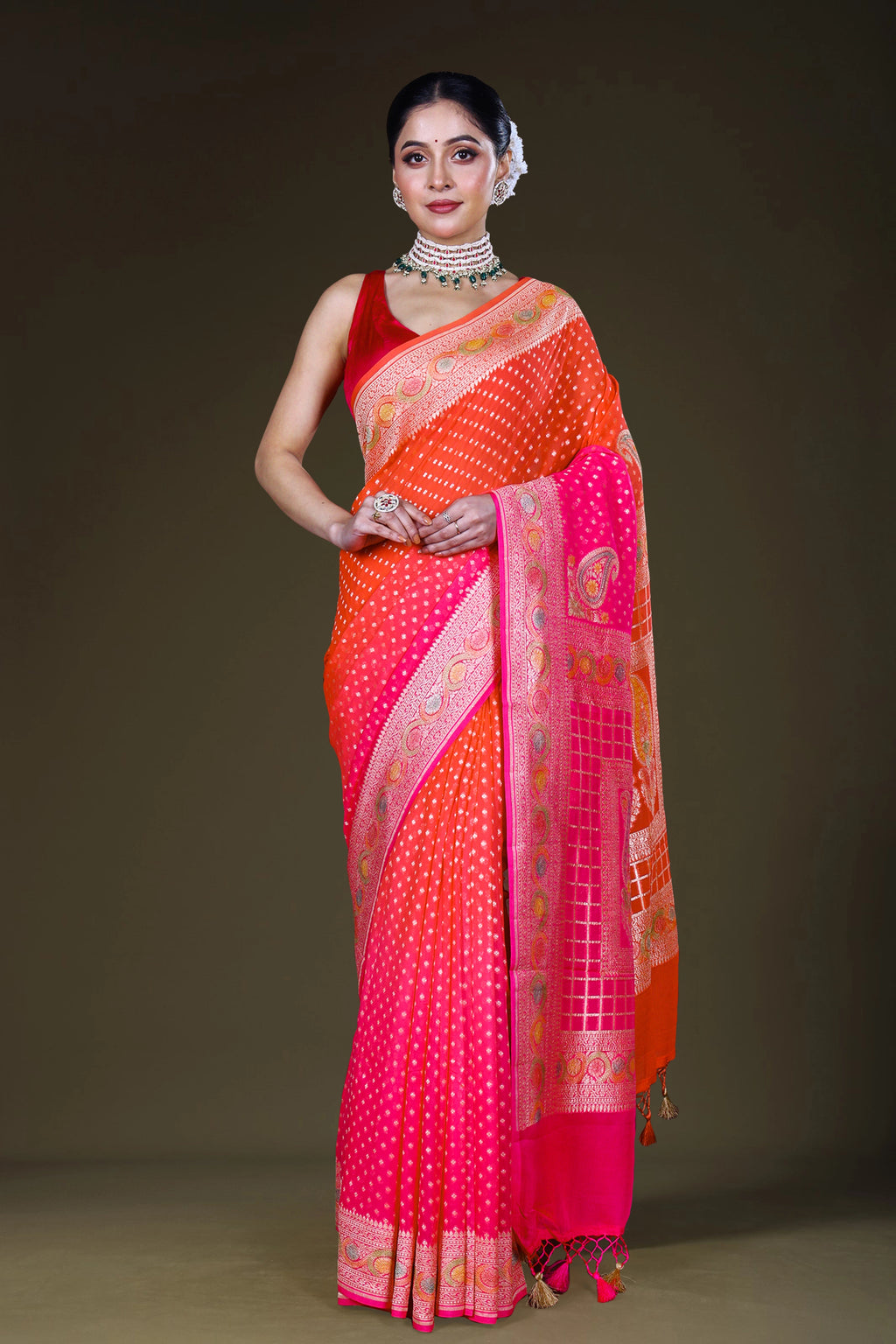 Shaded Khaddi Banarasi