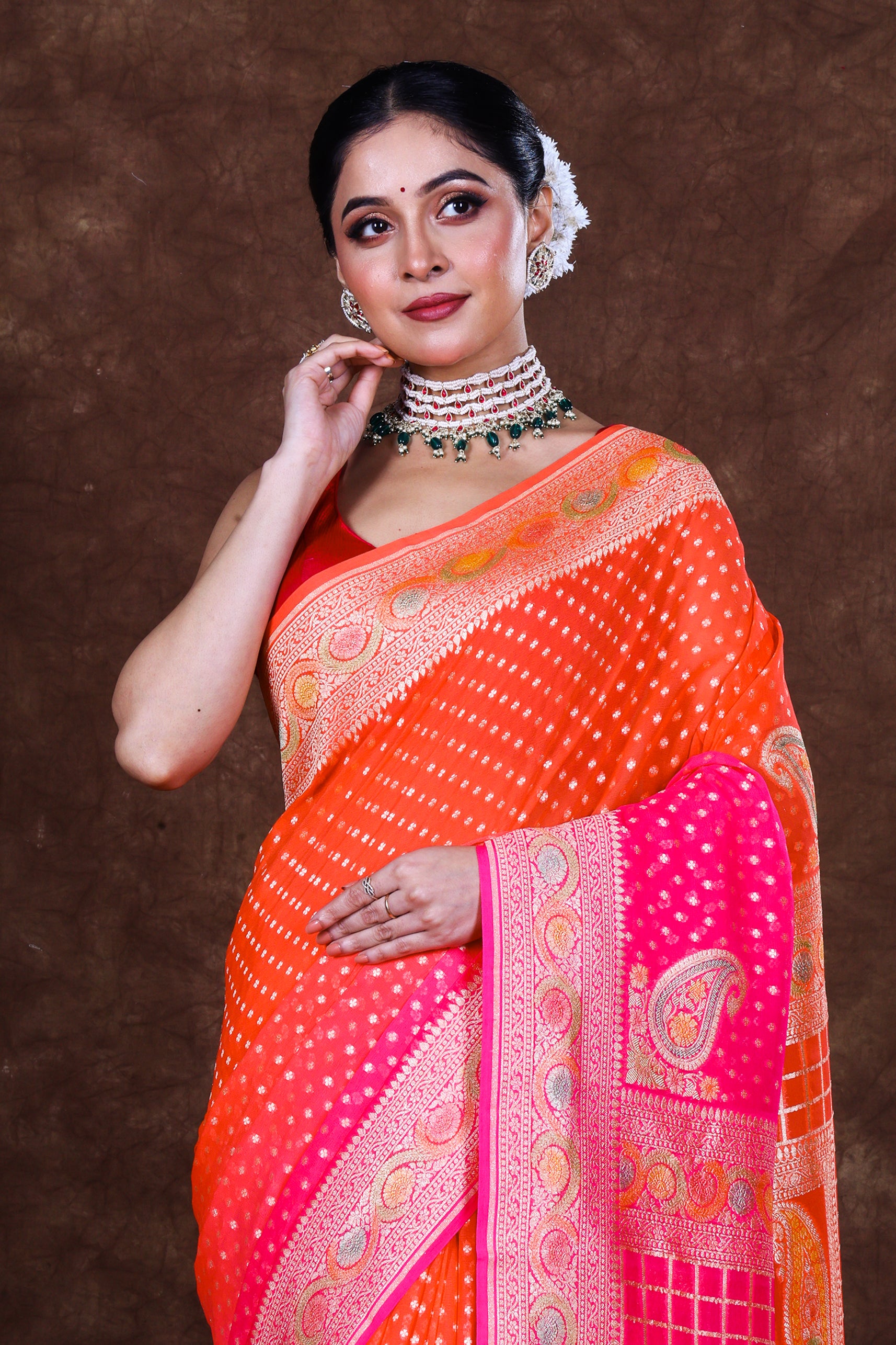 Shaded Khaddi Banarasi